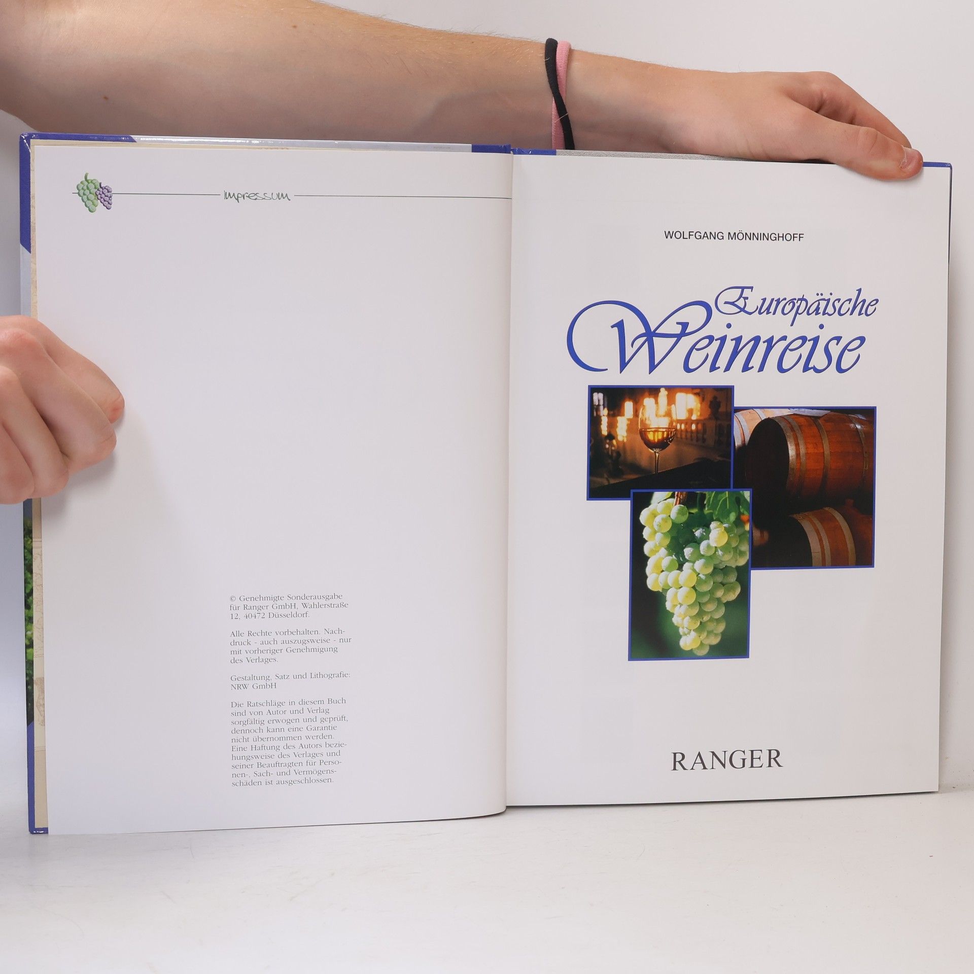 Wolfgang Mönninghoff Europäische Weinreise