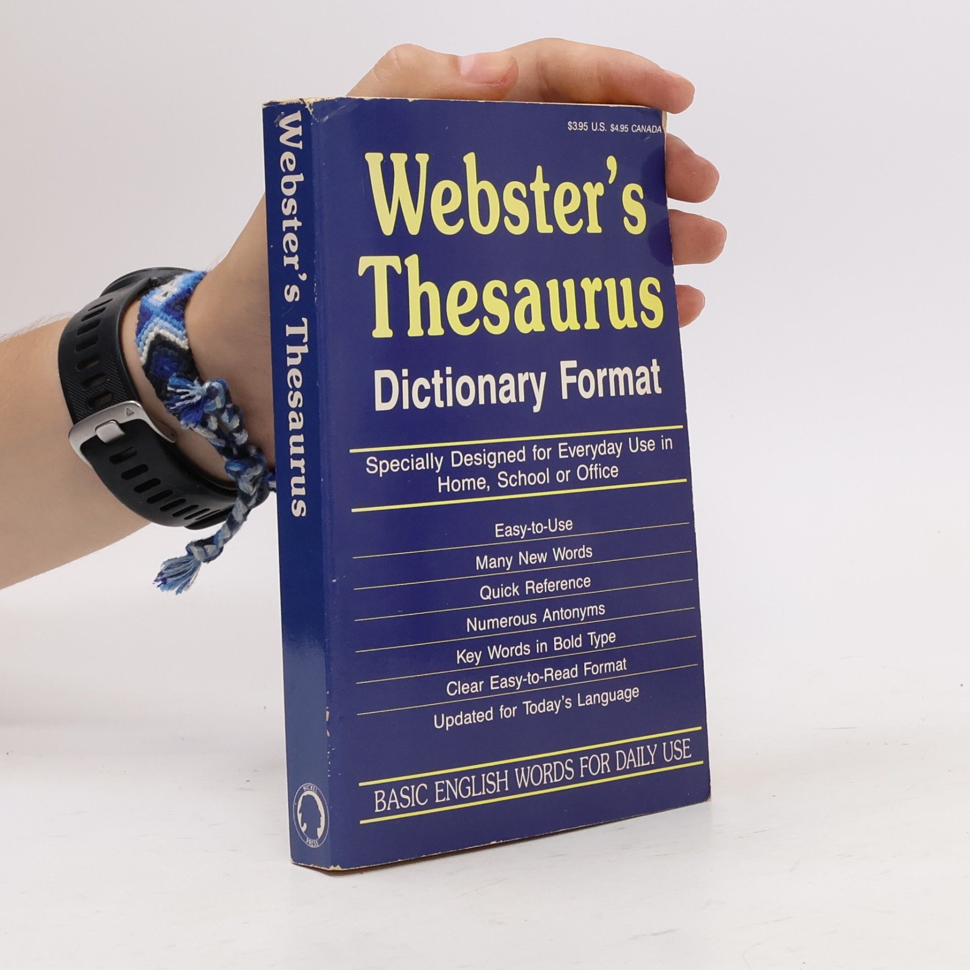 Various authors Webster's Thesaurus, Dictionary Format