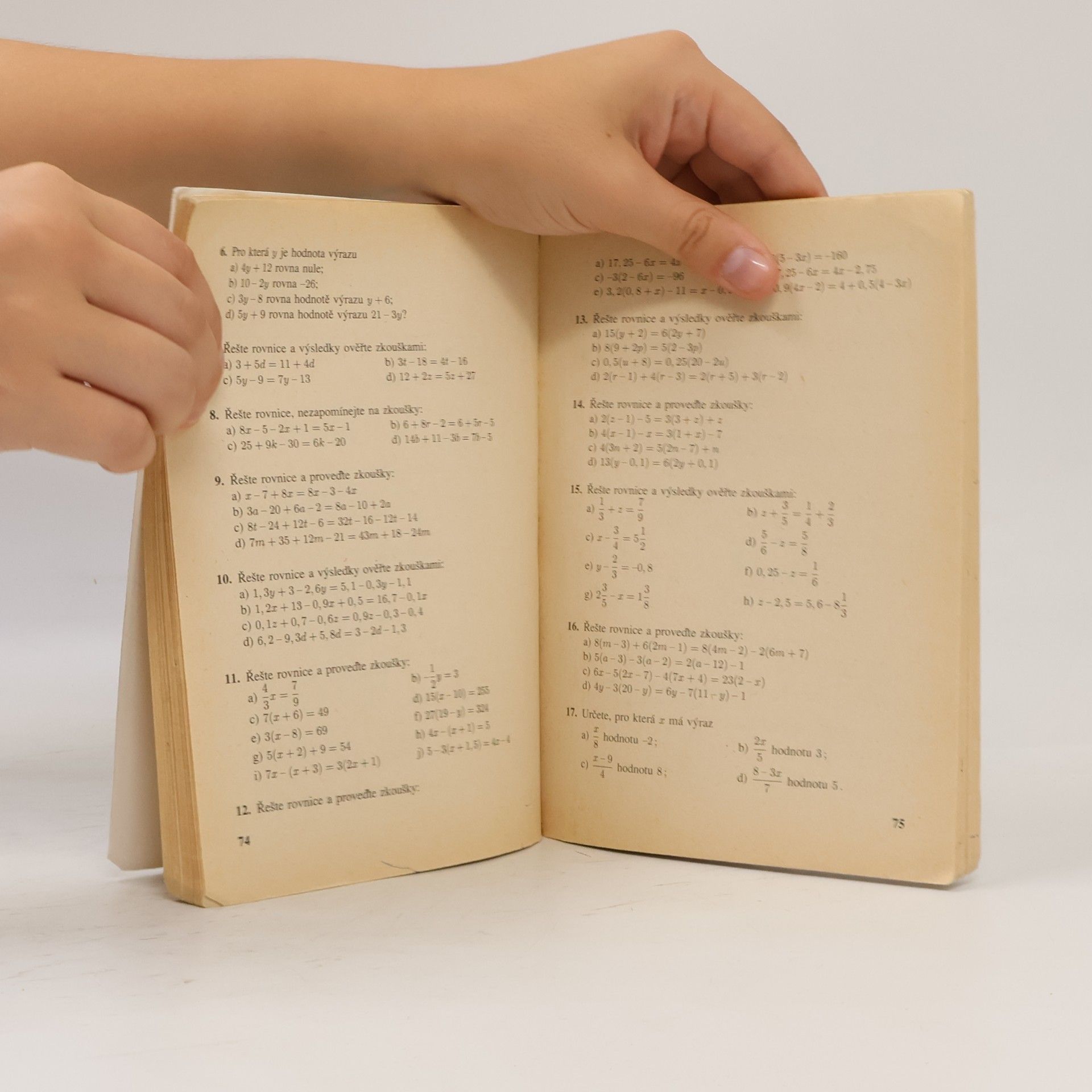 Josef Trejbal Sbírka úloh z matematiky pro 7. ročník ZŠ