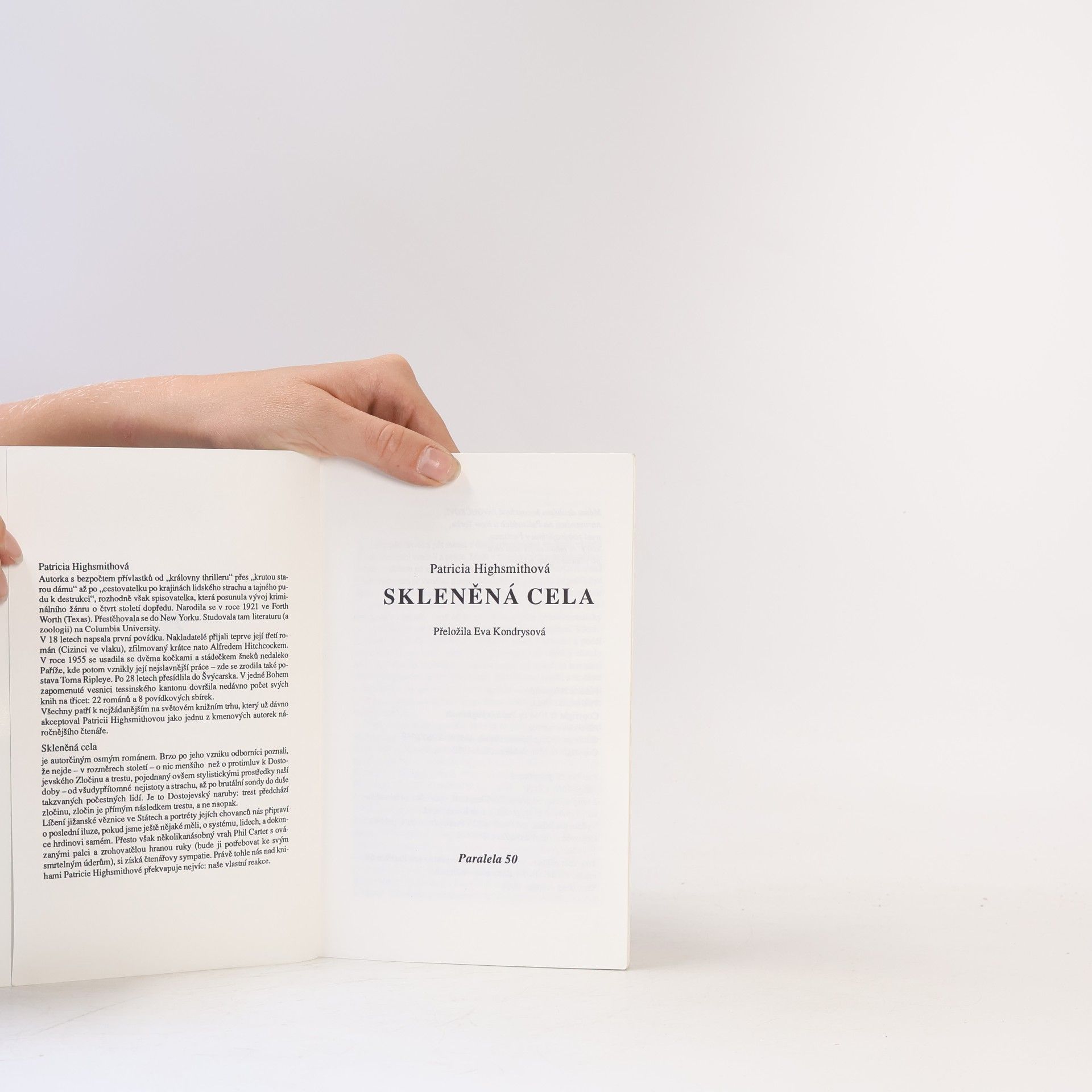 Patricia Highsmith Skleněná cela