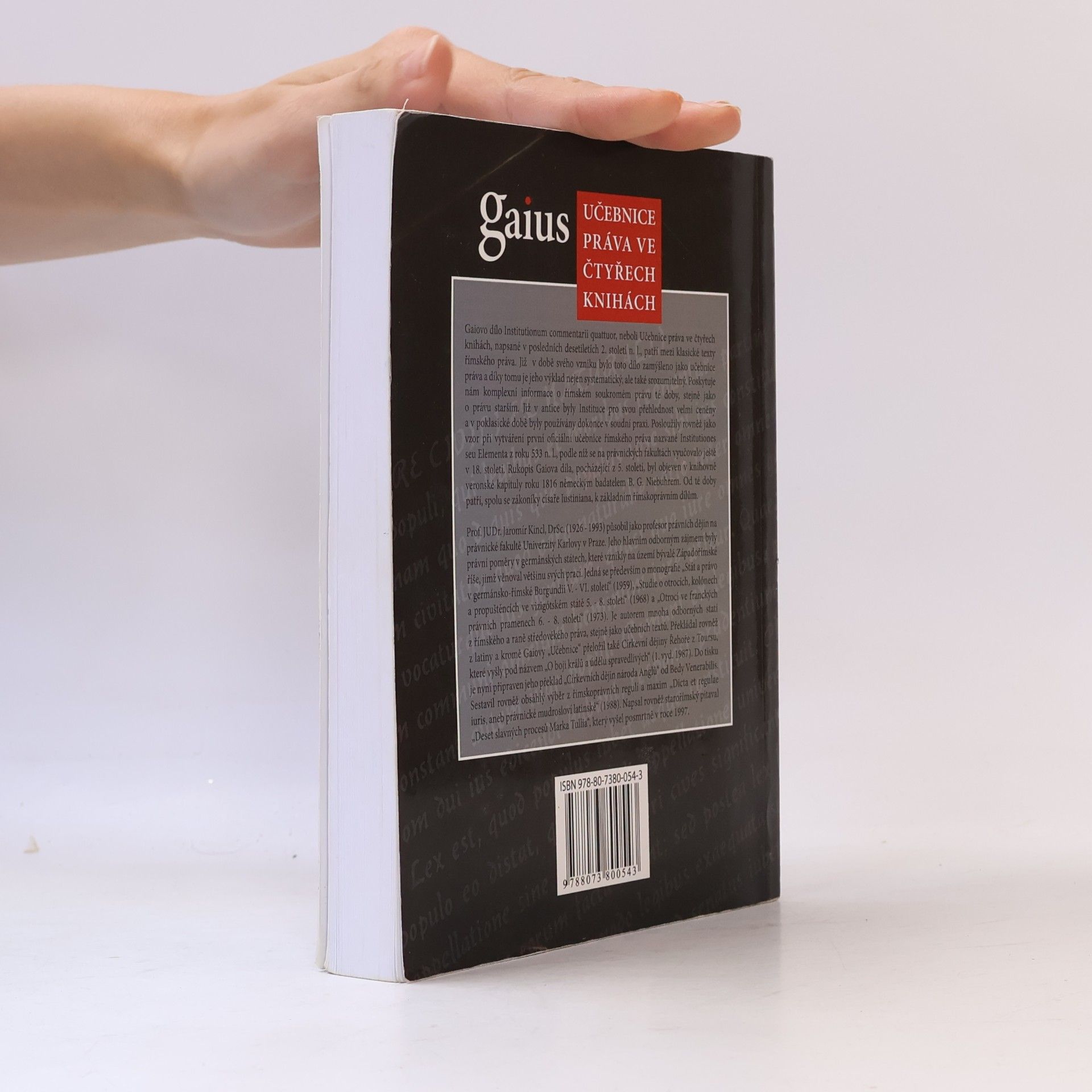 činný Gaius Učebnice práva ve čtyřech knihách