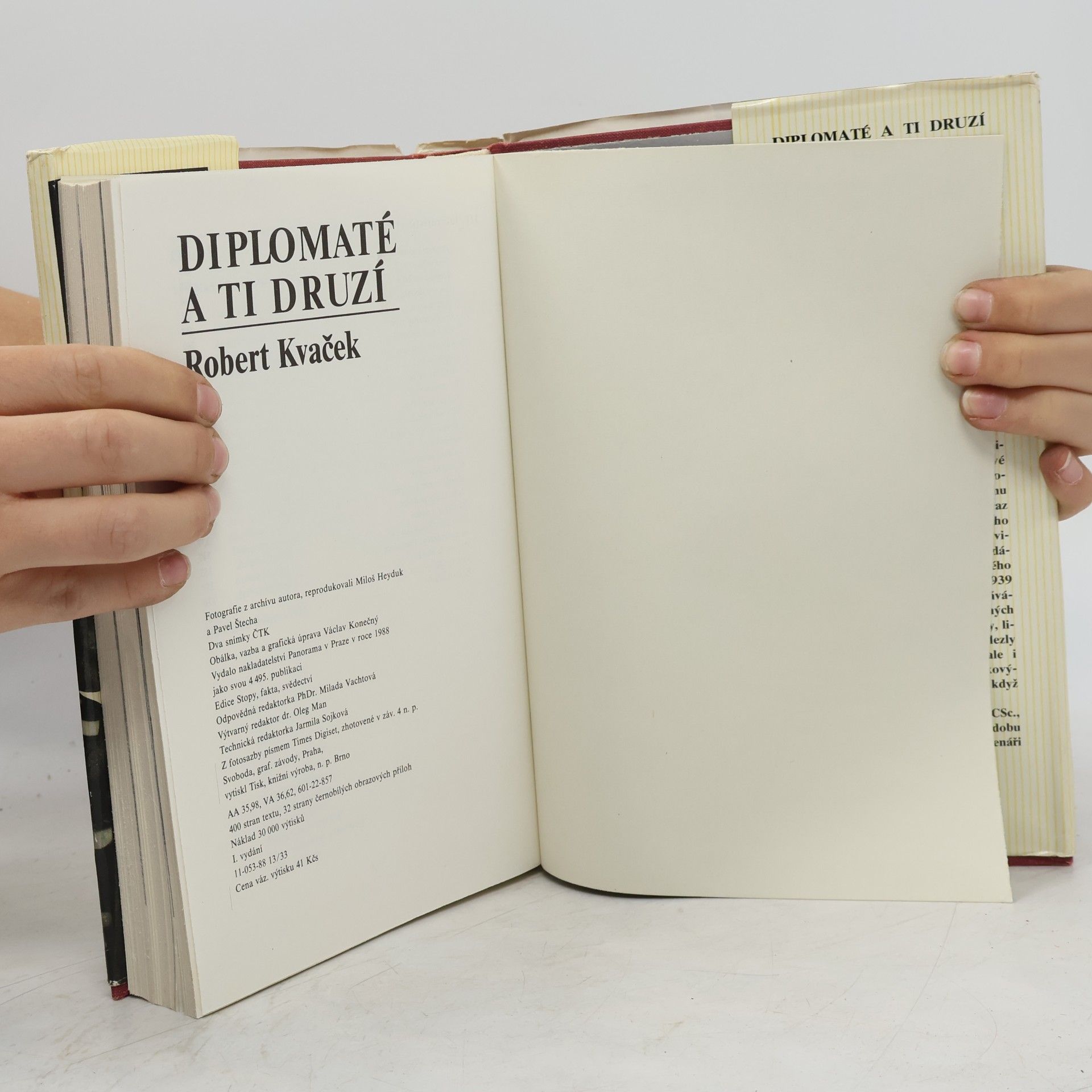 Robert Kvaček Diplomaté a ti druzí