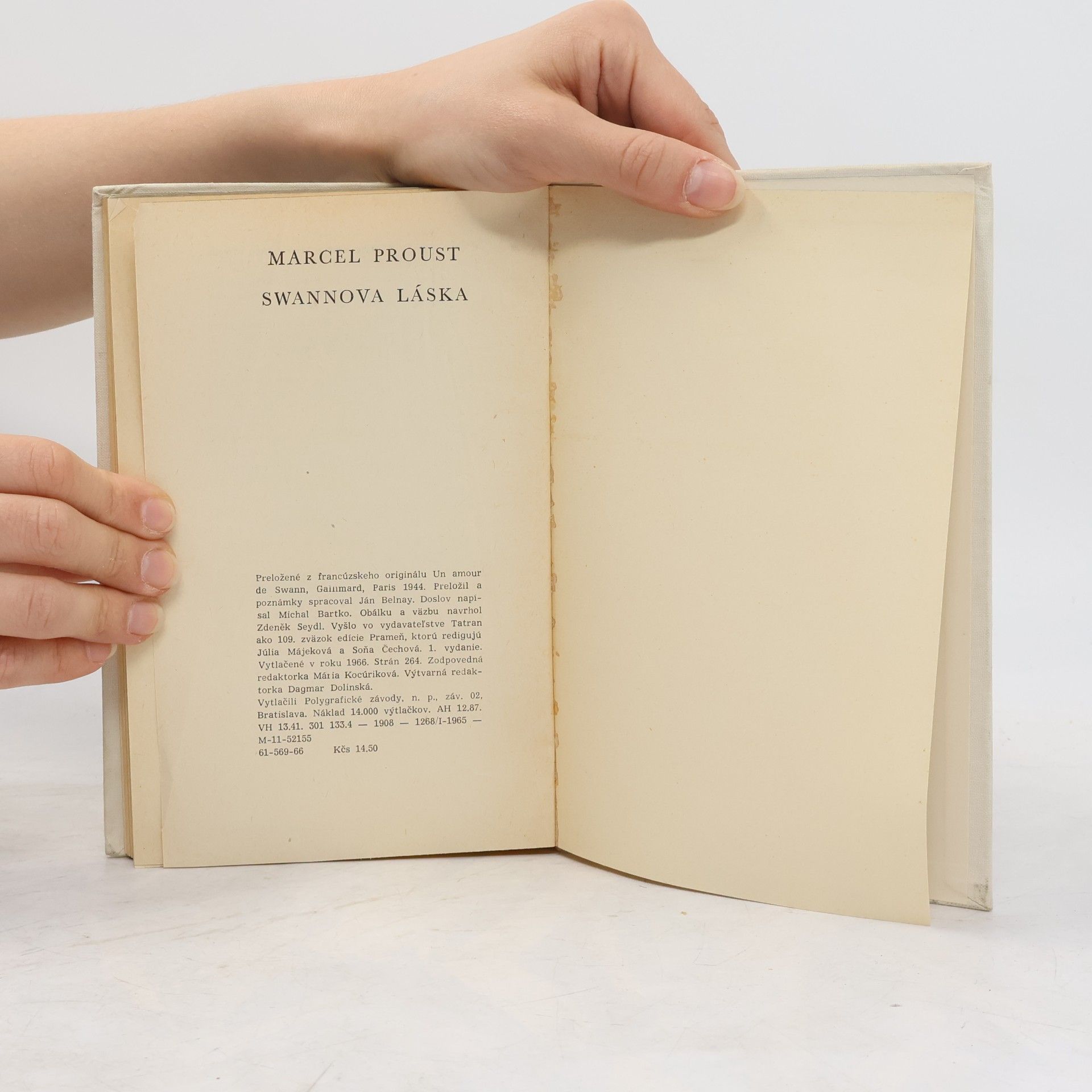 Marcel Proust Swannova láska