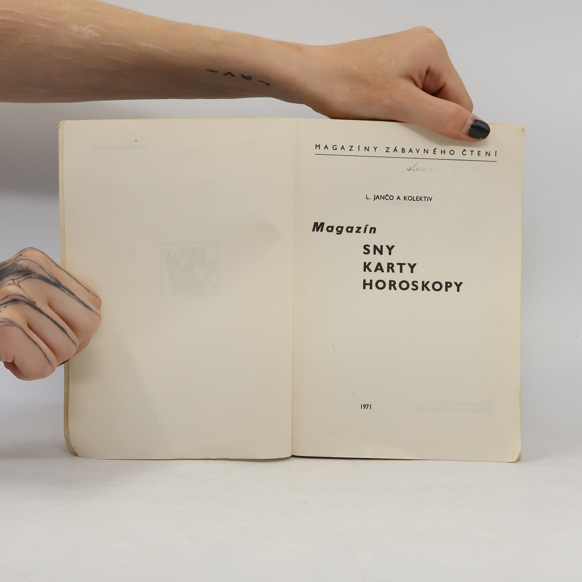 Ladislav Jančo Sny, karty, horoskopy