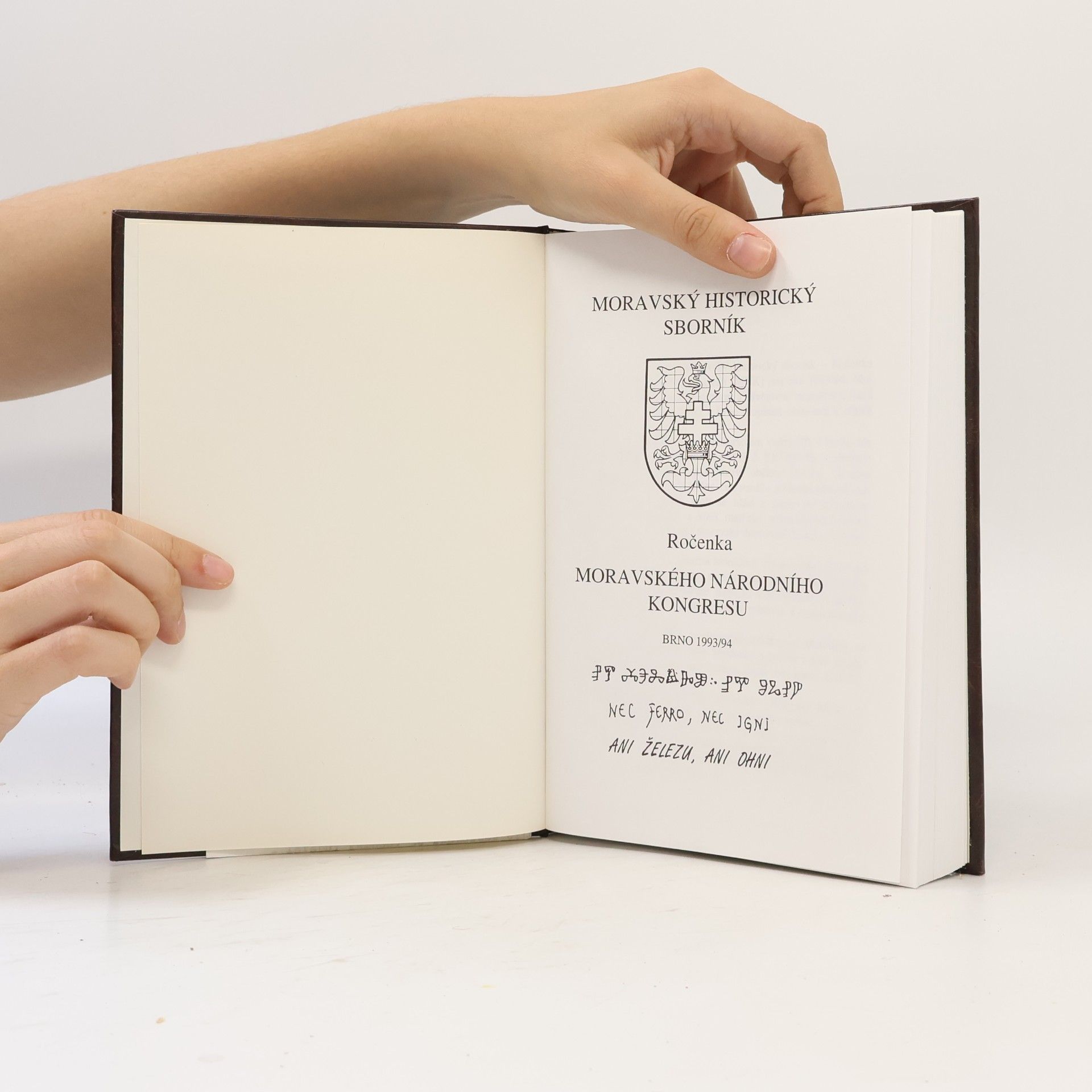 Various authors Moravský historický sborník. Ročenka moravského národního kongresu 1993/1994