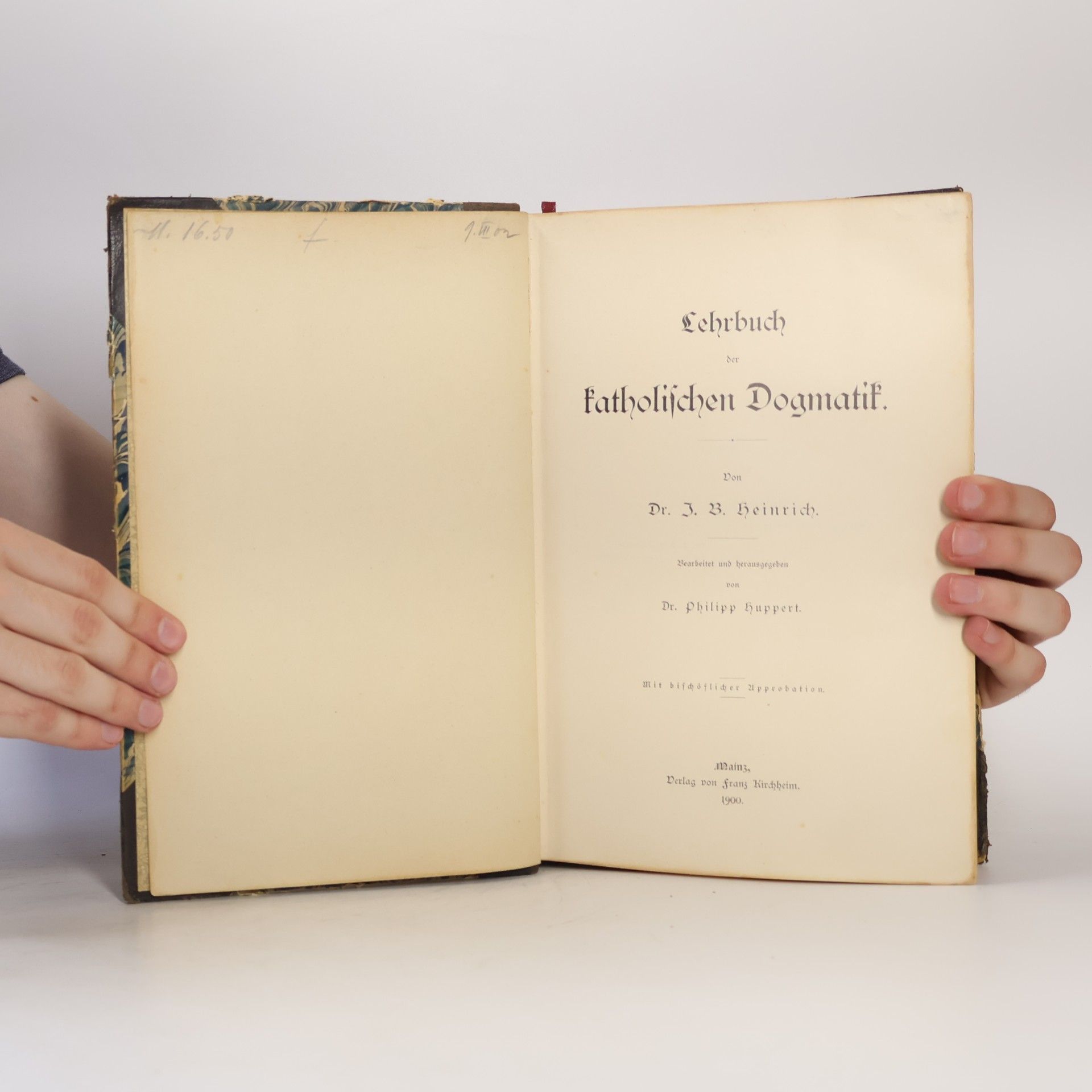 J. B. Heinrich Lehrbuch der katolischen Dogmatik