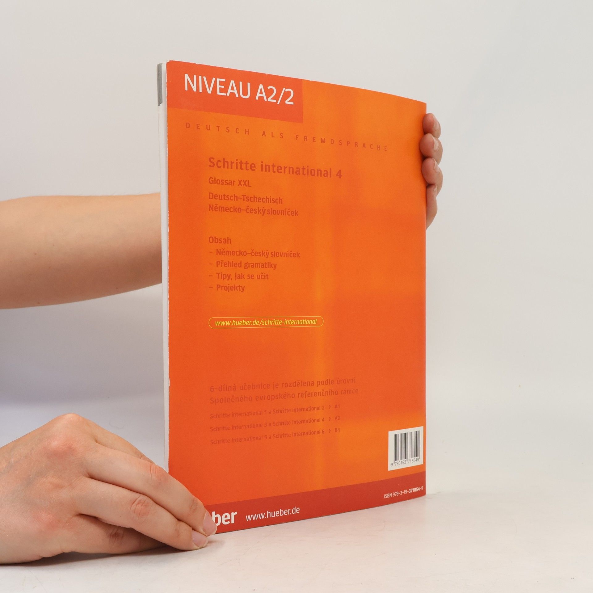 Autorenkollektiv Schritte international 4 : Glossar XXL : Deutsch-Tschechisch, Německo-český slovníček : Niveau A2