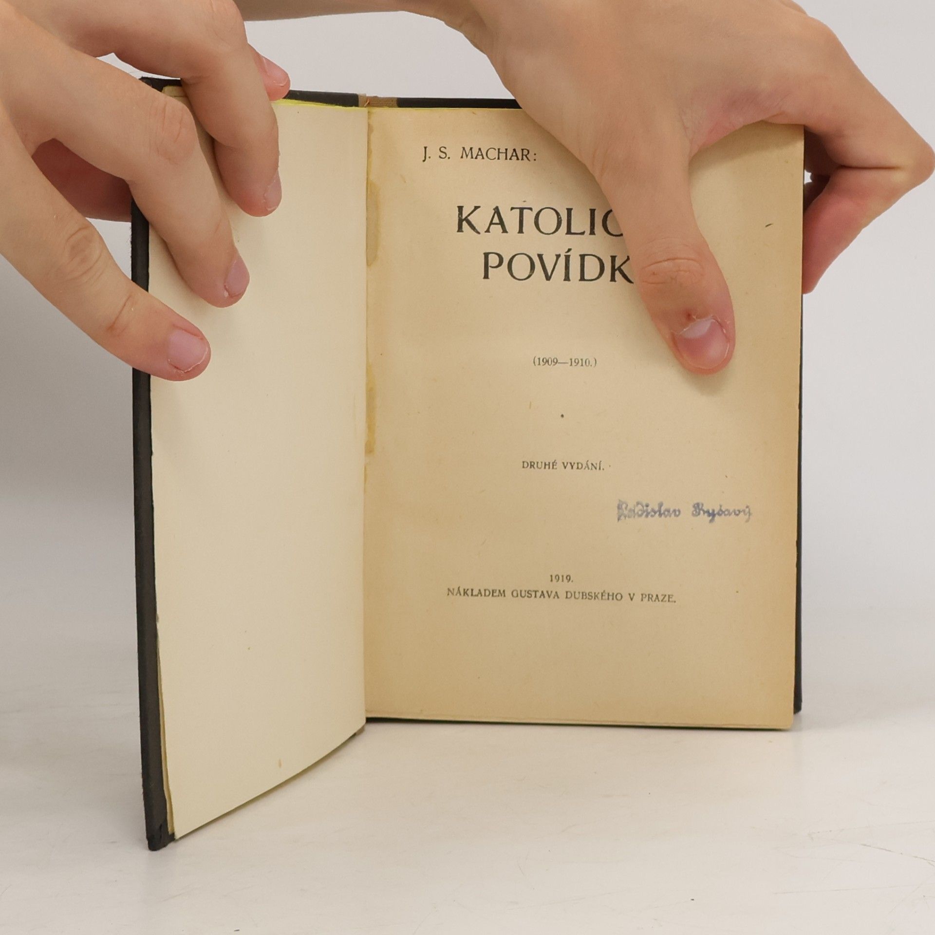 Josef Svatopluk Machar Katolické povídky