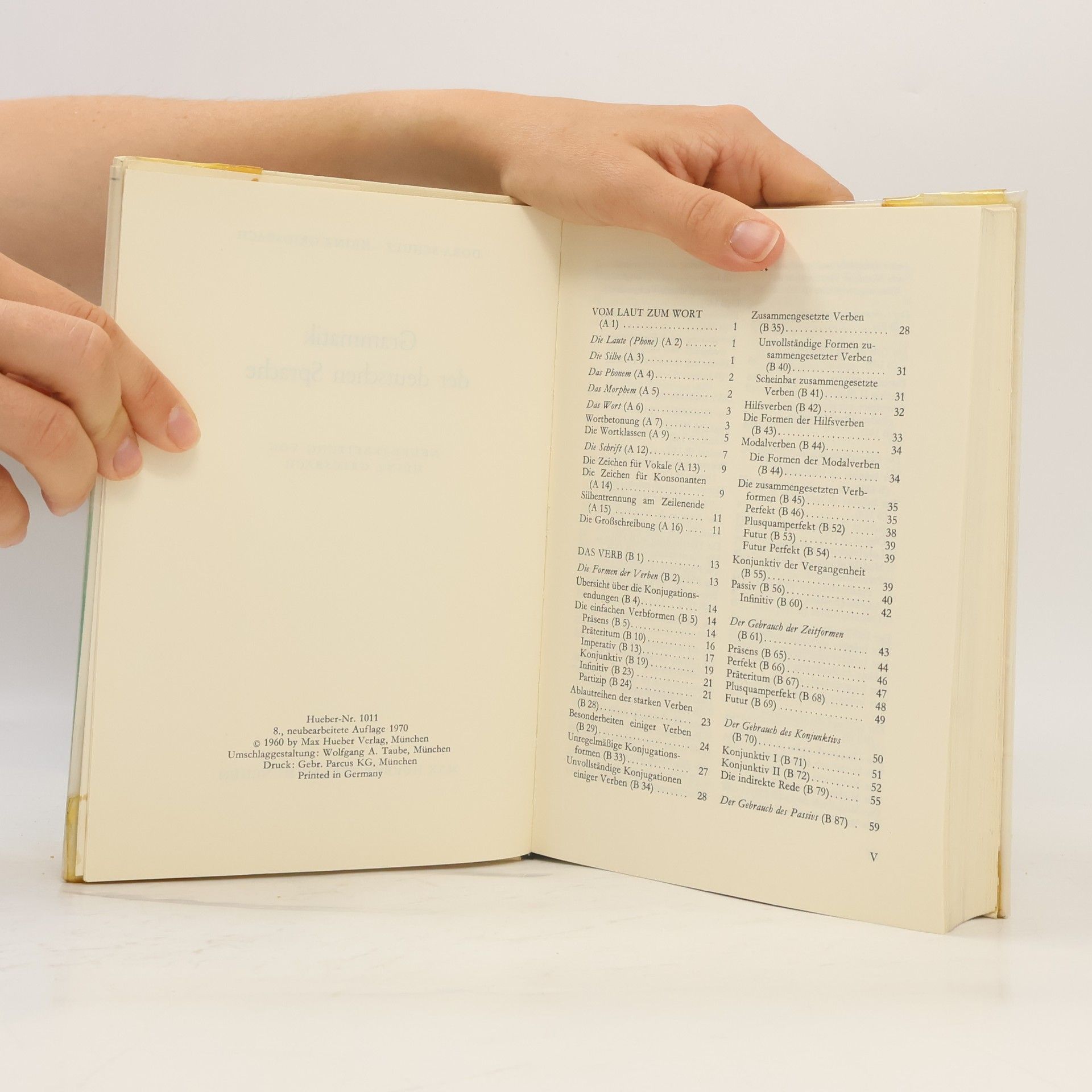 Heinz Griesbach Grammatik der Deutschen Sprache