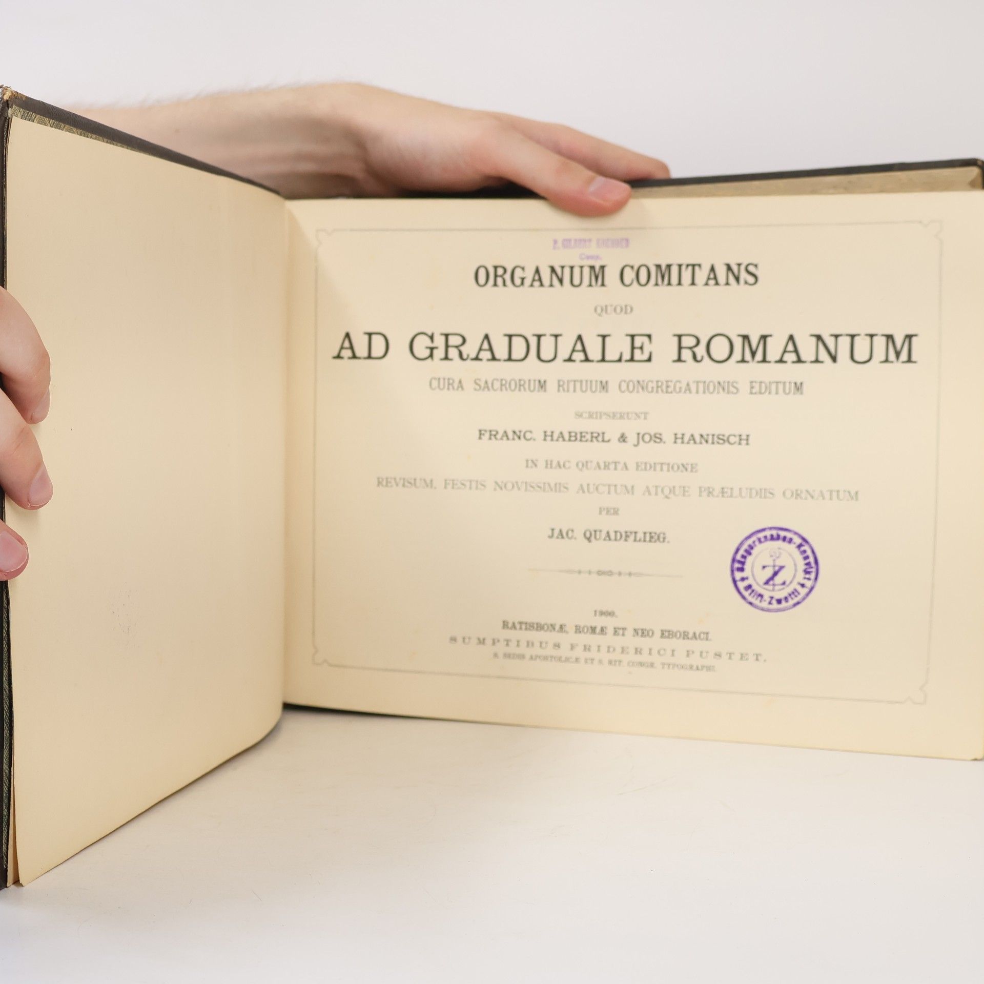 Autorenkollektiv Organum comitans ad Graduale Romanum