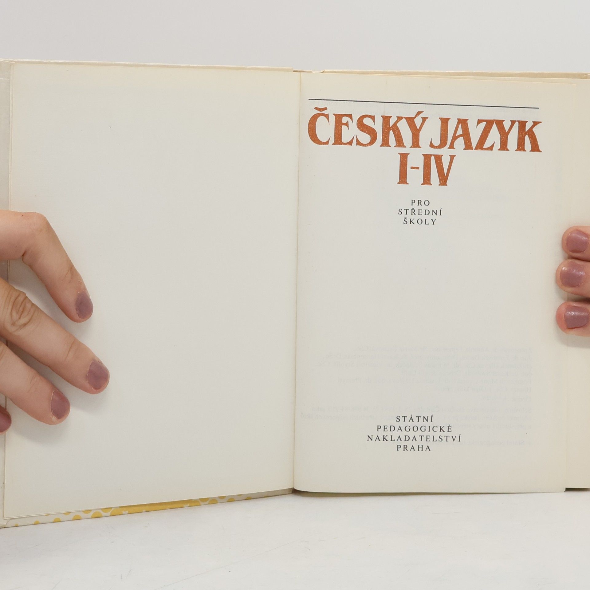 Kolektiv autorů Český jazyk I-IV pro střední školy