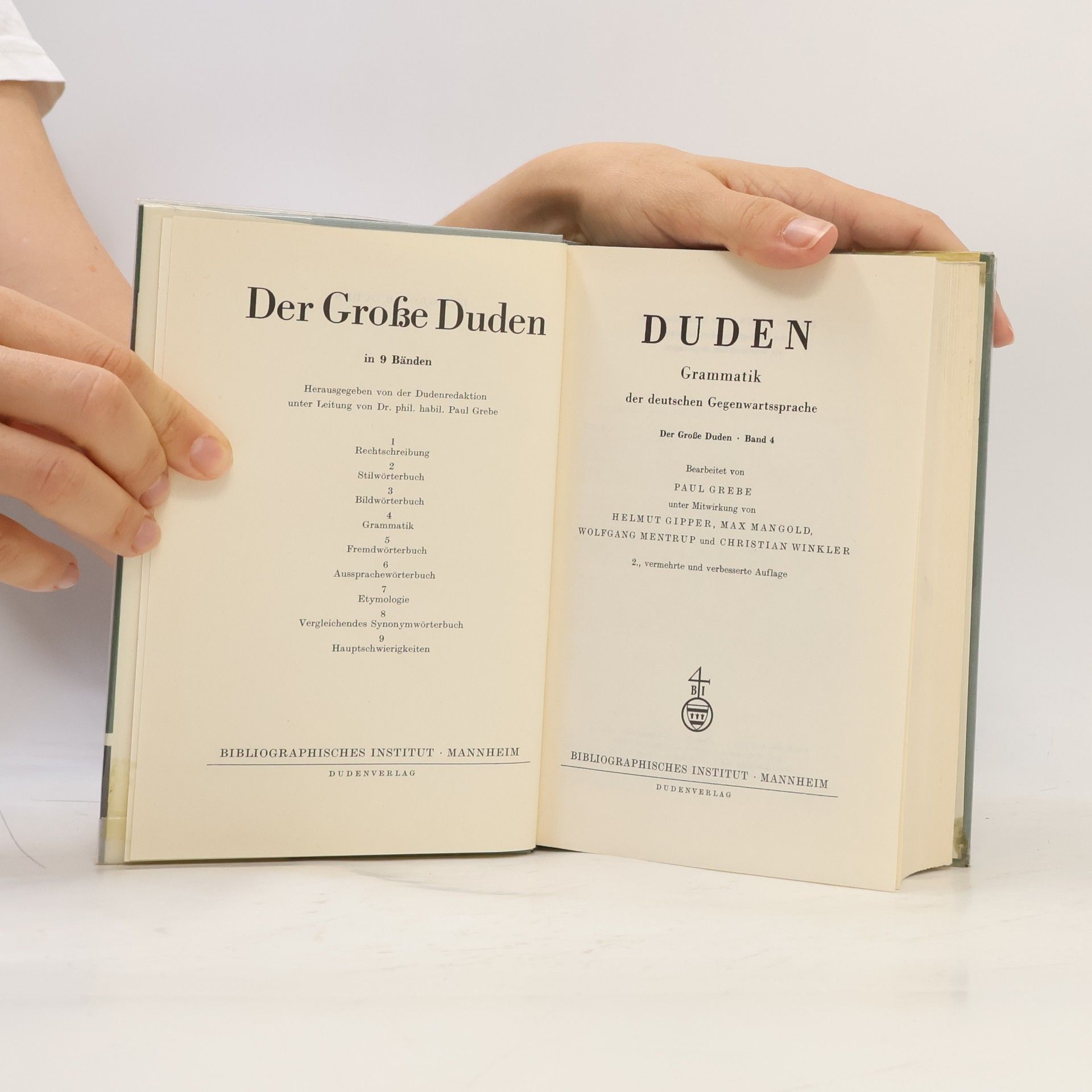 Kolektiv autorů Der Grosse Duden. Grammatik der deutschen Gegenwartssprache 4