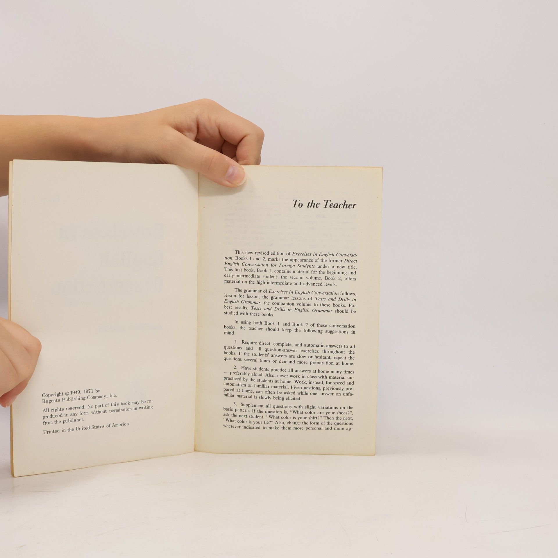 Robert James Dixson Exercises in English Conversation