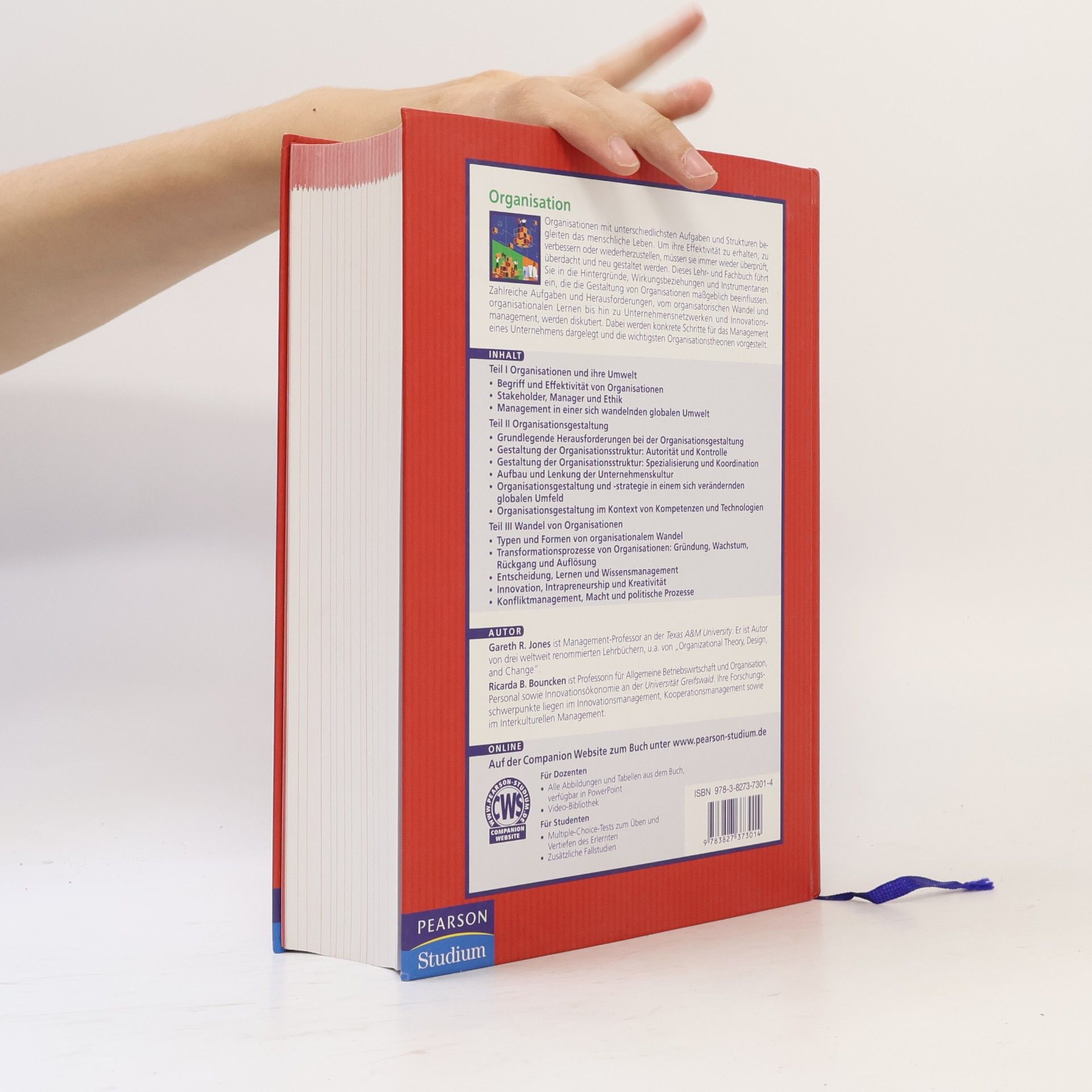 Gareth R. Jones Organisation. Theorie, Design und Wandel