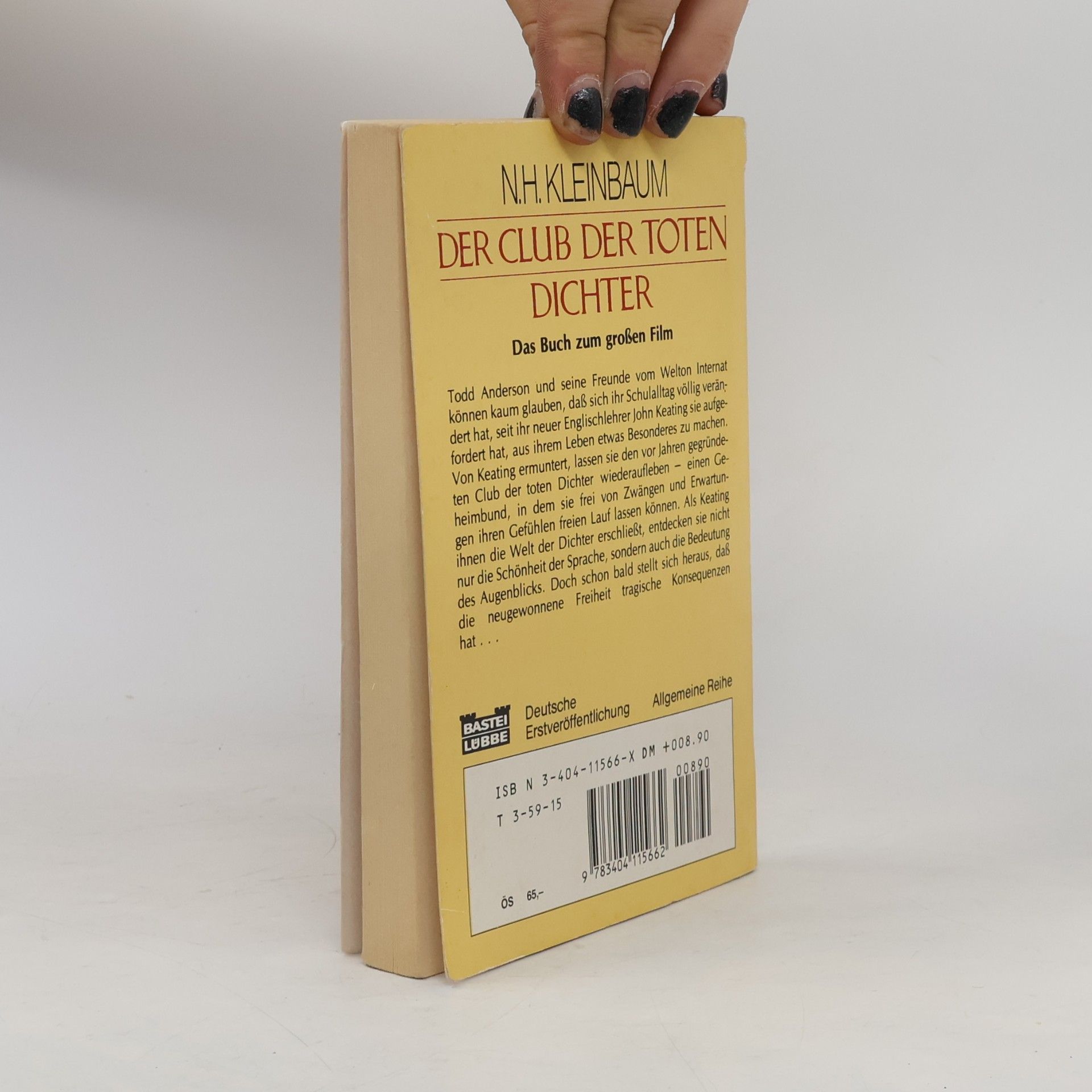 Nancy H. Kleinbaum Der club der toten dichter