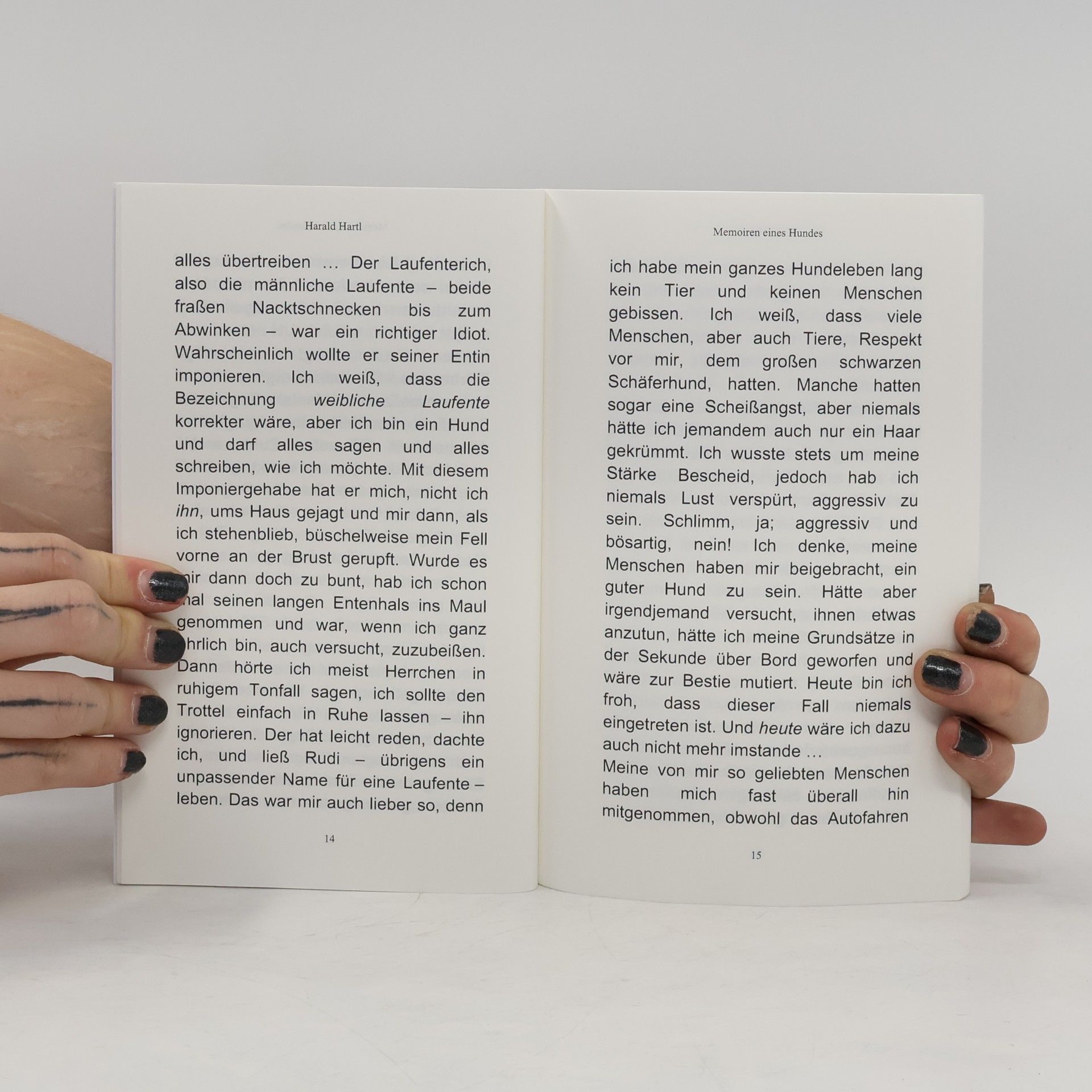 Harald Hartl Memoiren eines Hundes