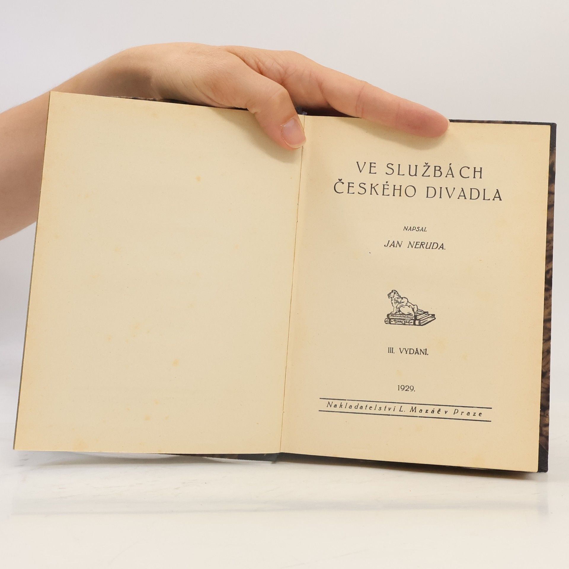 Jan Neruda Ve službách českého divadla (III. vydání)