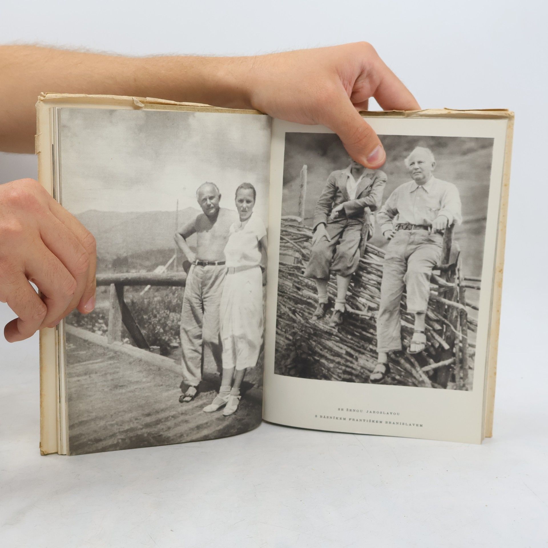 Václav Řezáč Ivan Olbracht ve fotografii