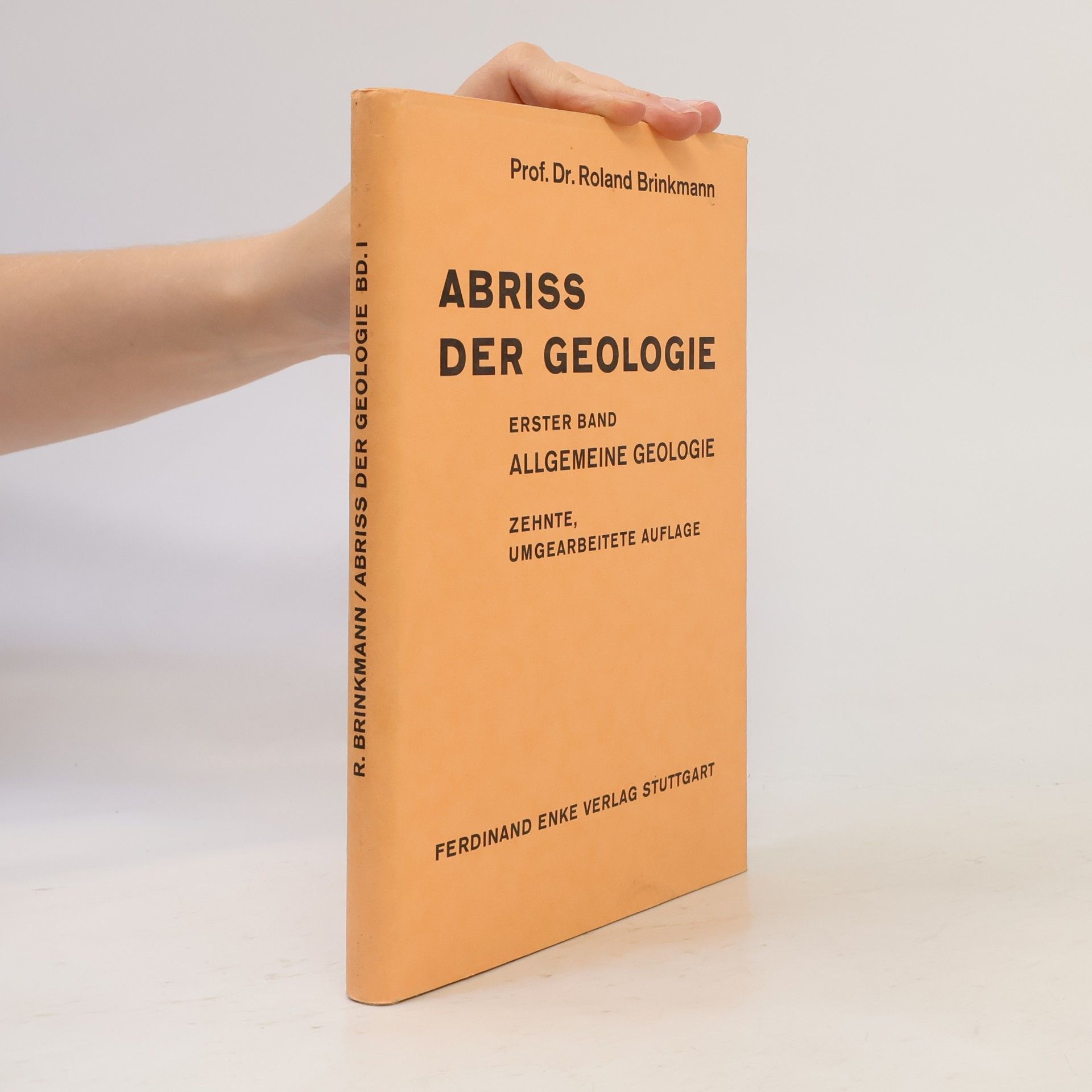 Roland Brinkmann Abriss der Geologie 1
