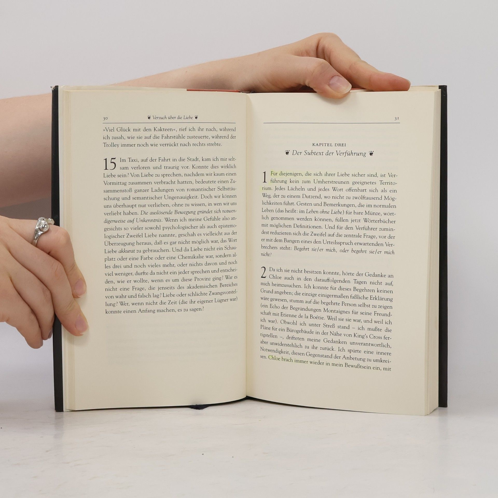 Alain de Botton Versuch über die Liebe