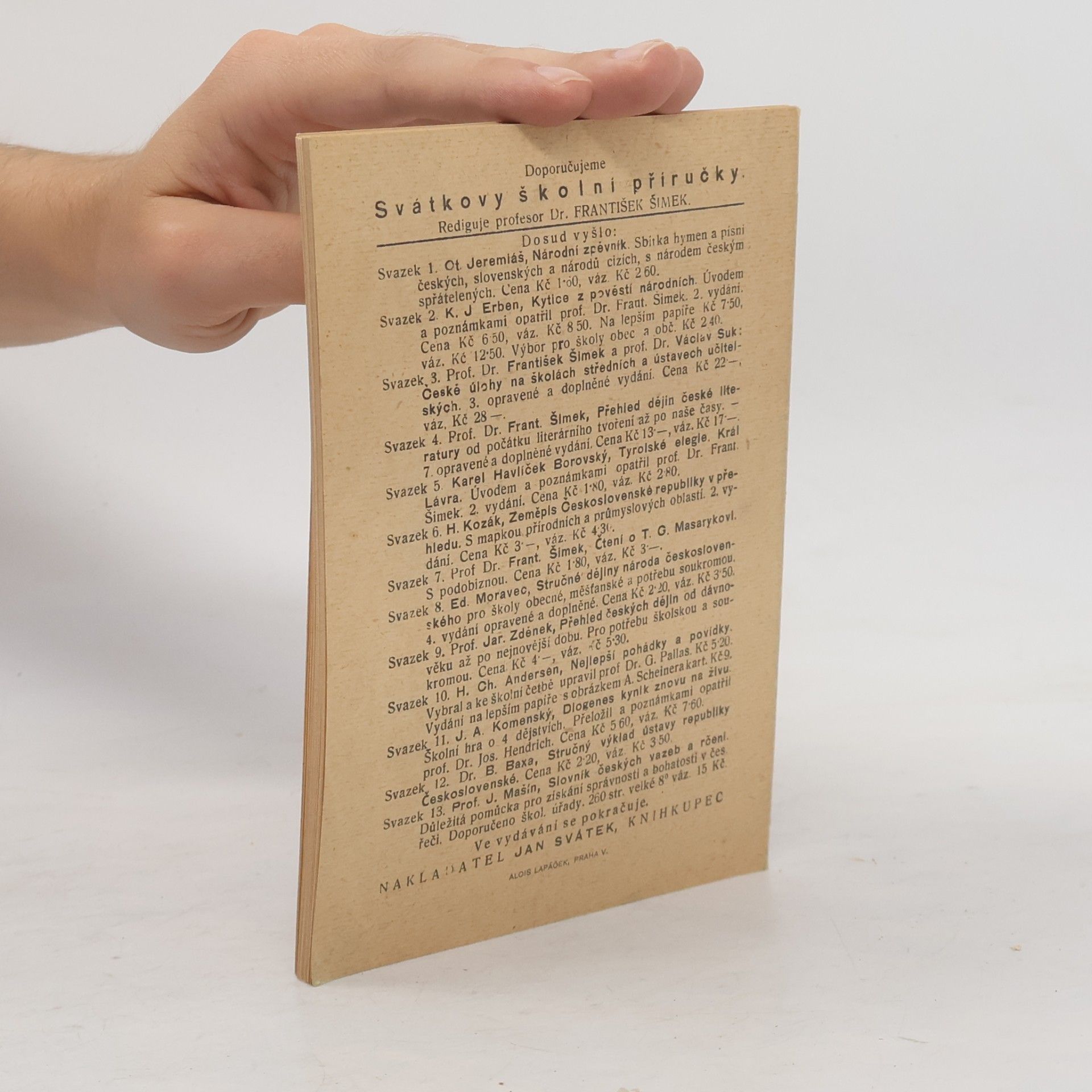 Vojtěch Zelinka Jaroslav Vrchlický. Jeho život, literární dílo, ukázky, bibliografie