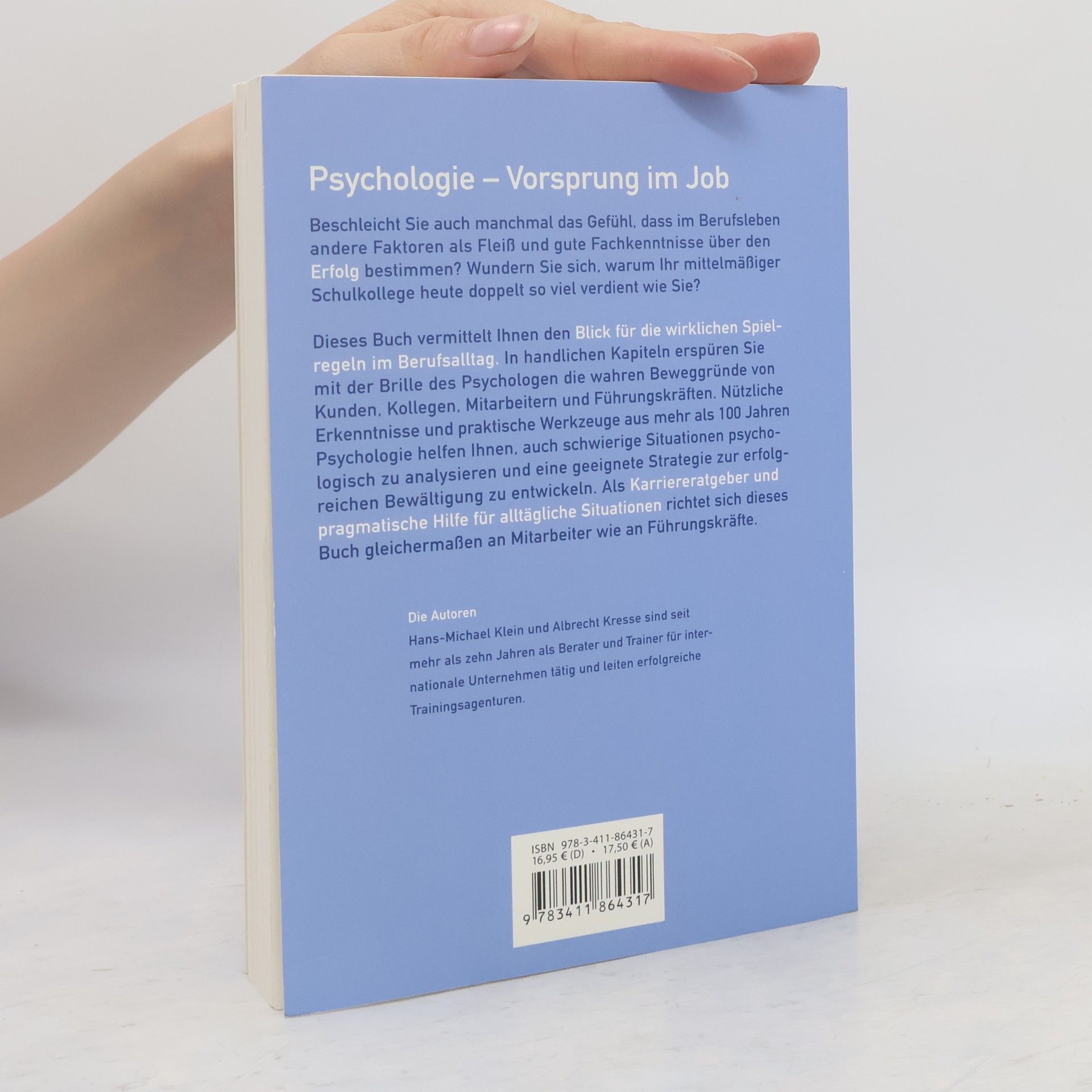 Hans-Michael Klein Psychologie - Vorsprung im Job