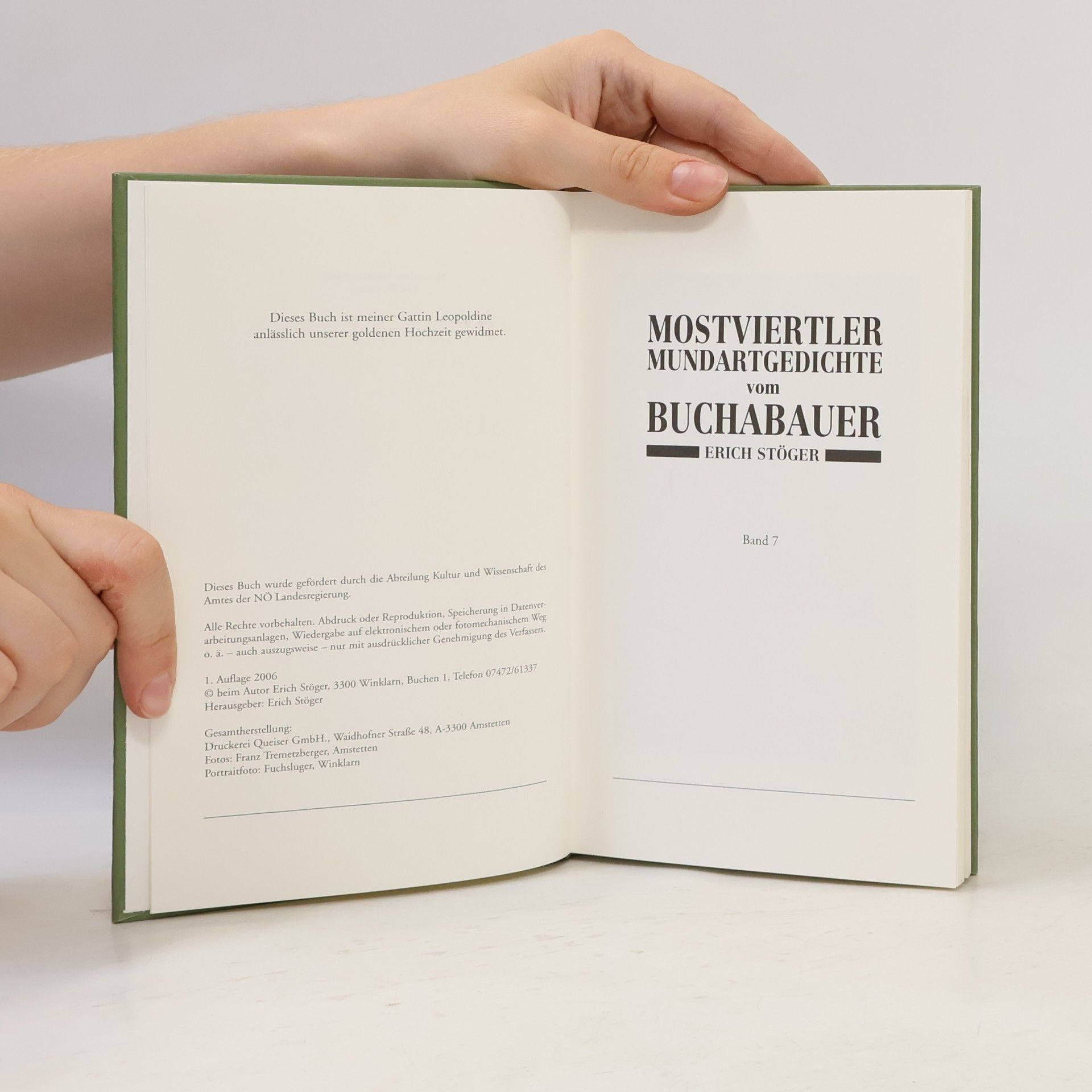 Erich Stöger Mostviertler mundartgedichte vom Buchabauer 7