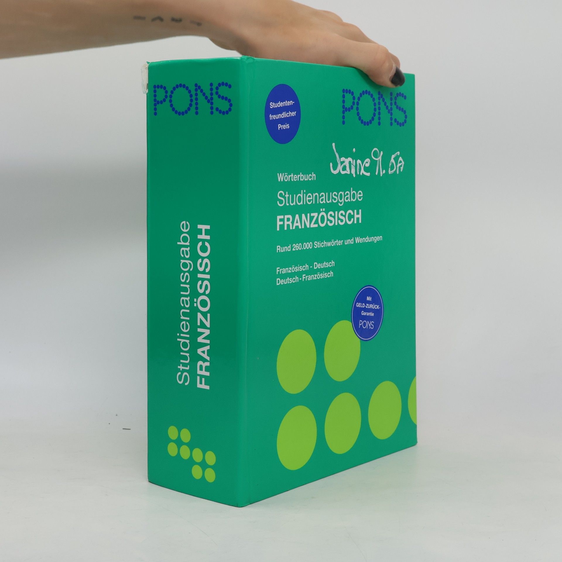 Frédéric Auvrai PONS Wörterbuch Studienausgabe Französisch. Französisch - Deutsch, Deutsch - Französisch