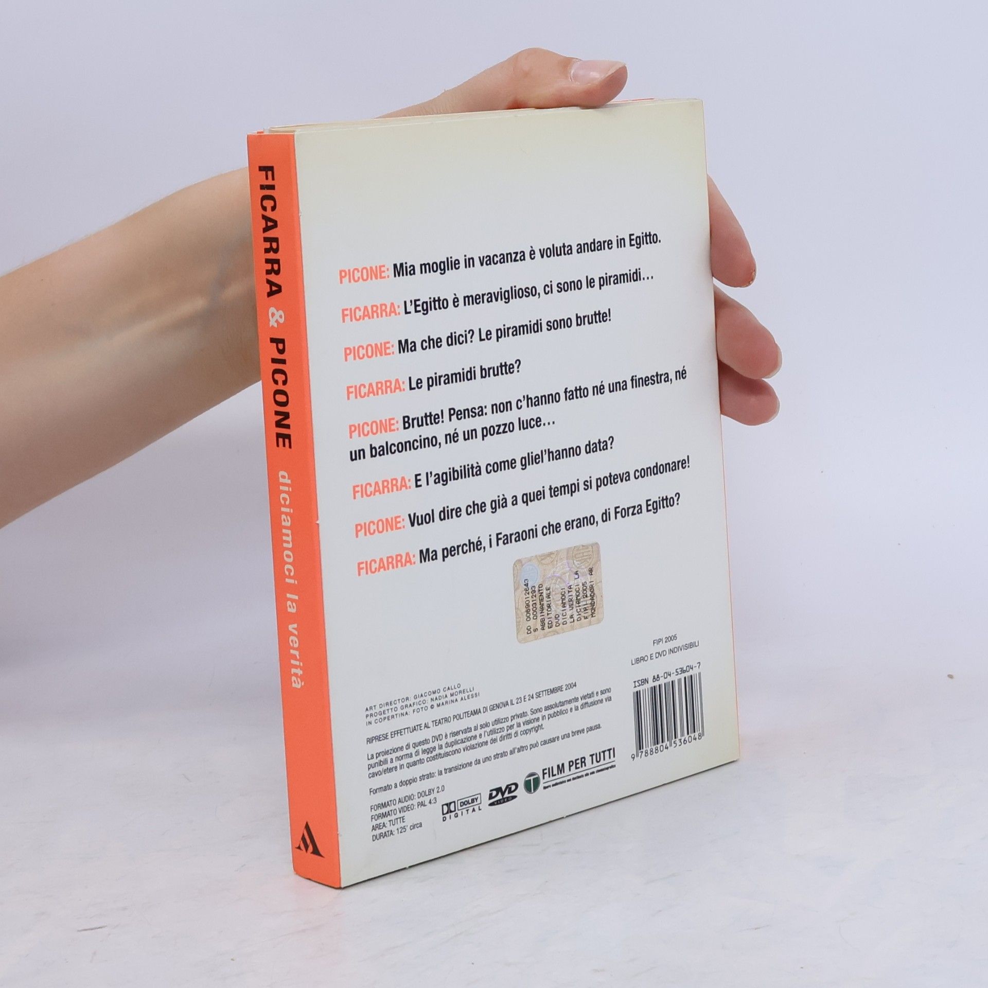 Salvo Ficarra Diciamoci la verità. DVD. Con libro
