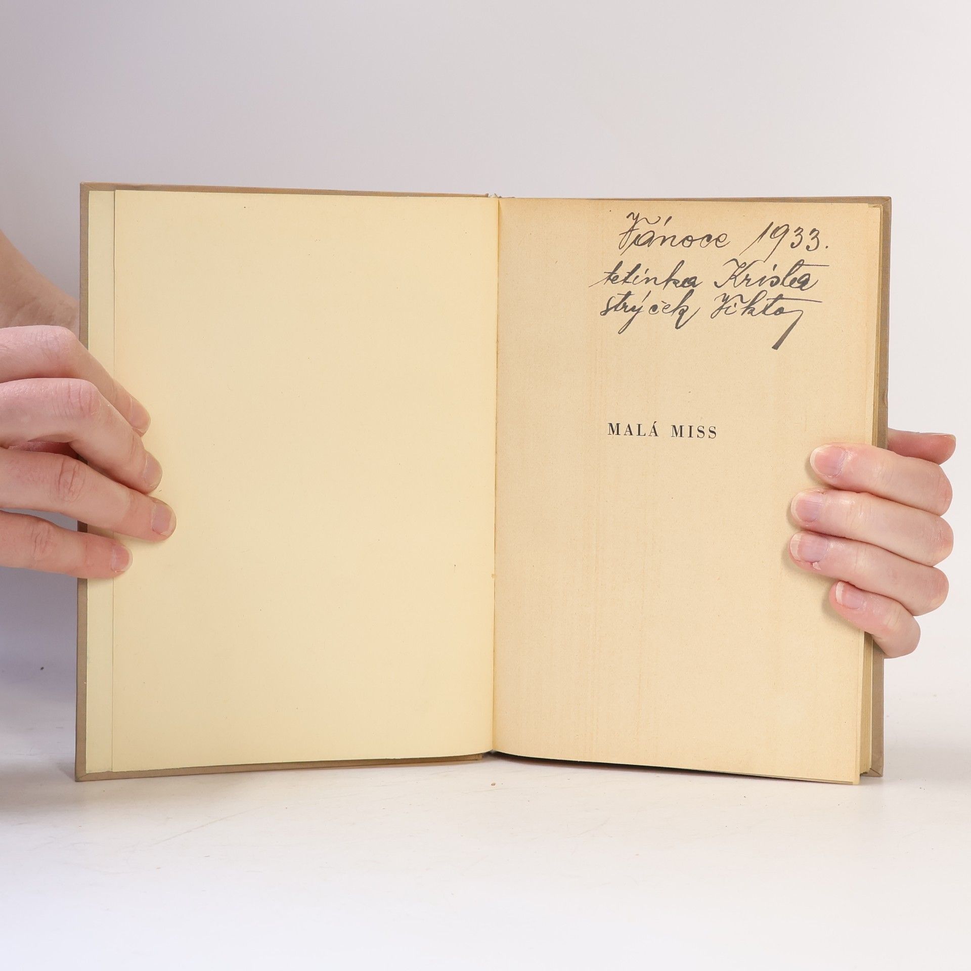 Frances Hodgson Burnett Malá Miss