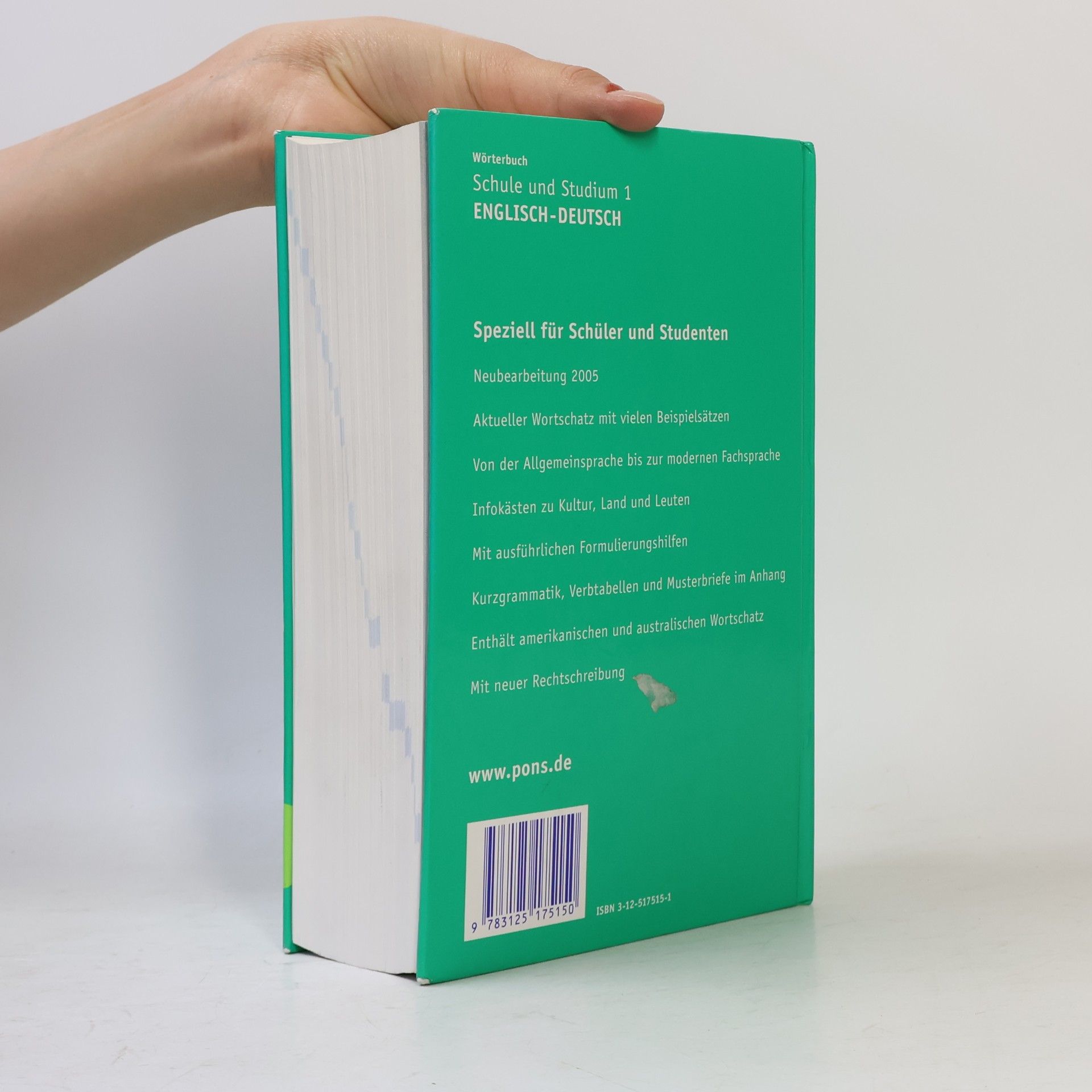 Katja Daiss PONS Wörterbuch für Schule und Studium