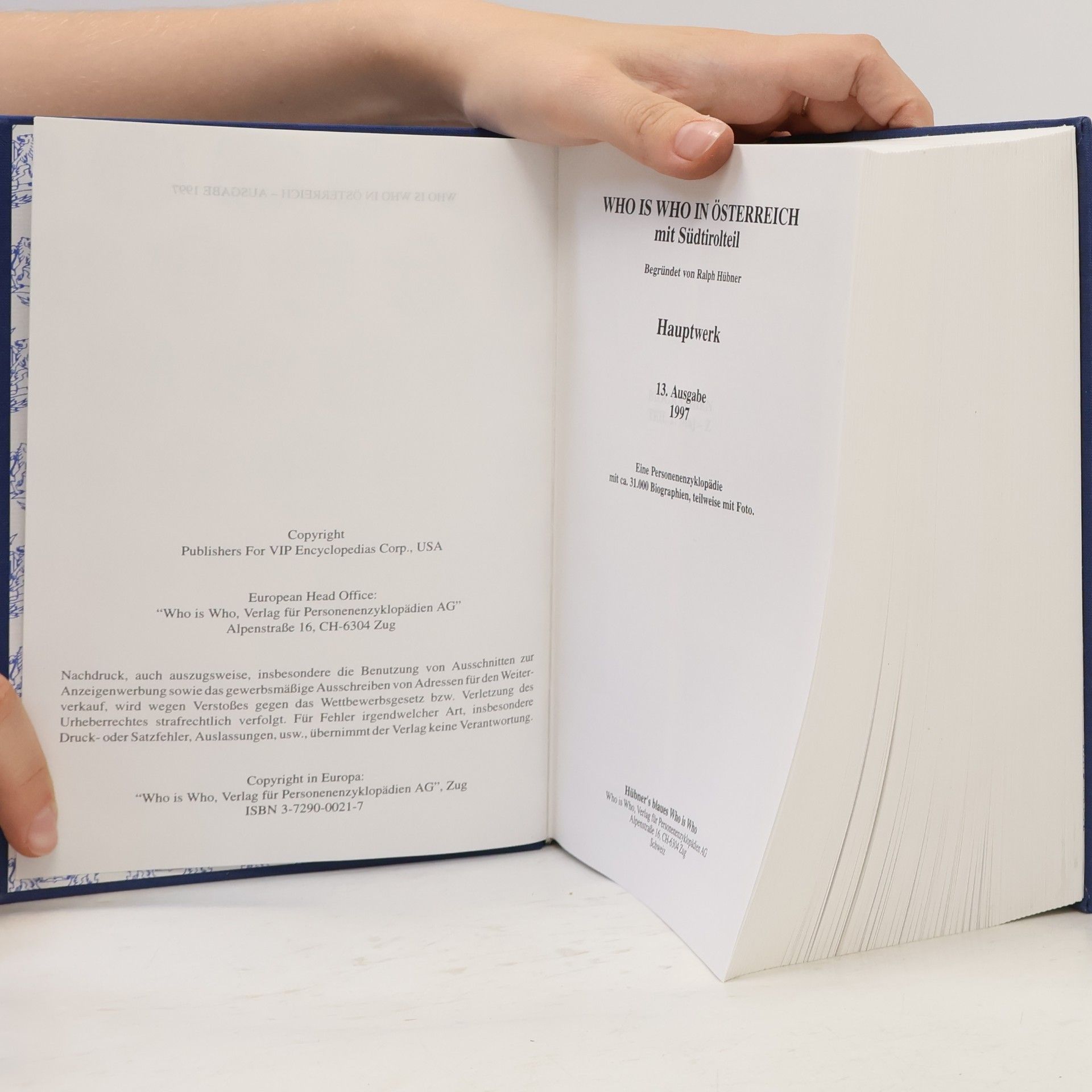 Various authors Who is Who in Österreich mit Südtirolteil