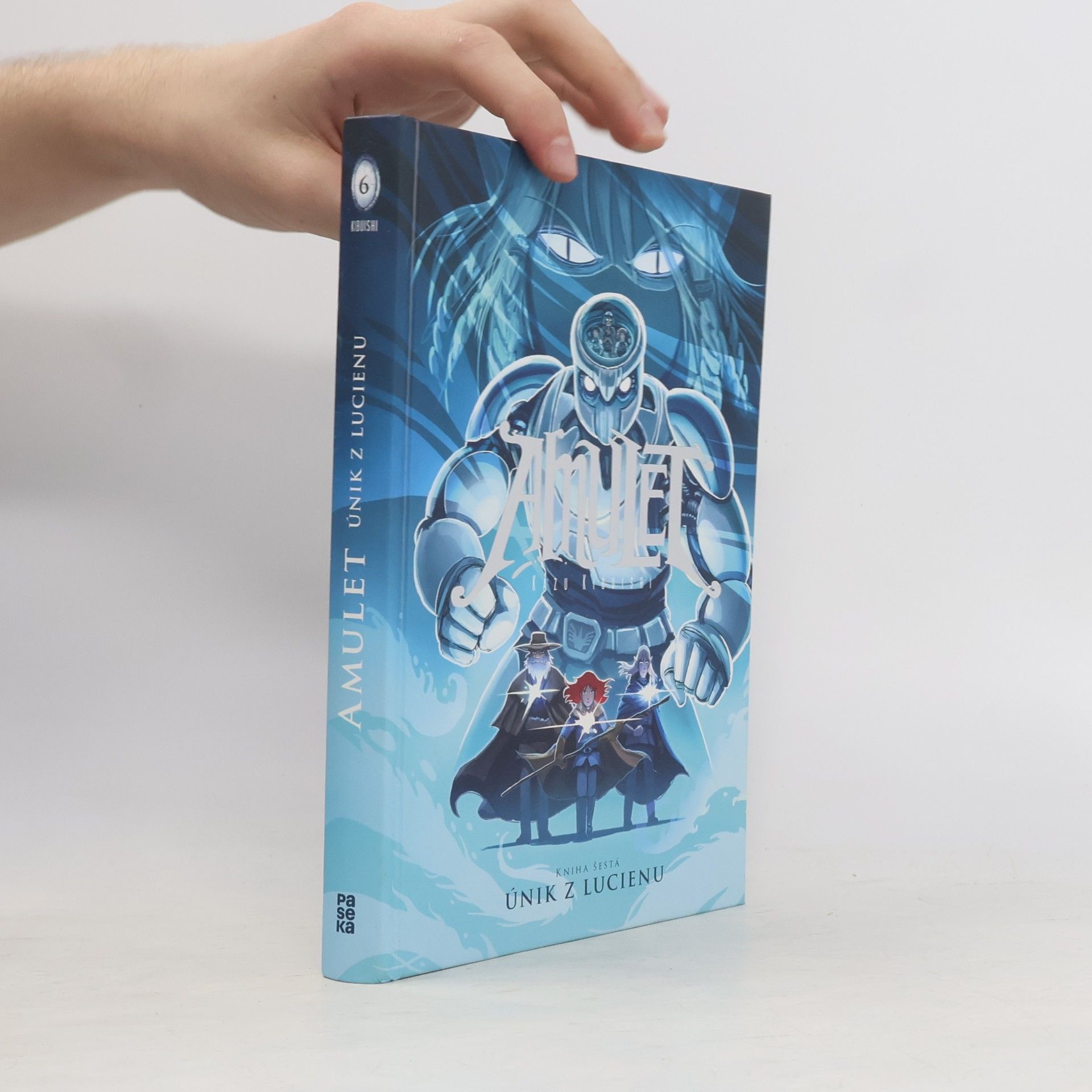 Kazu Kibuishi Amulet. Kniha šestá, Únik z Lucienu