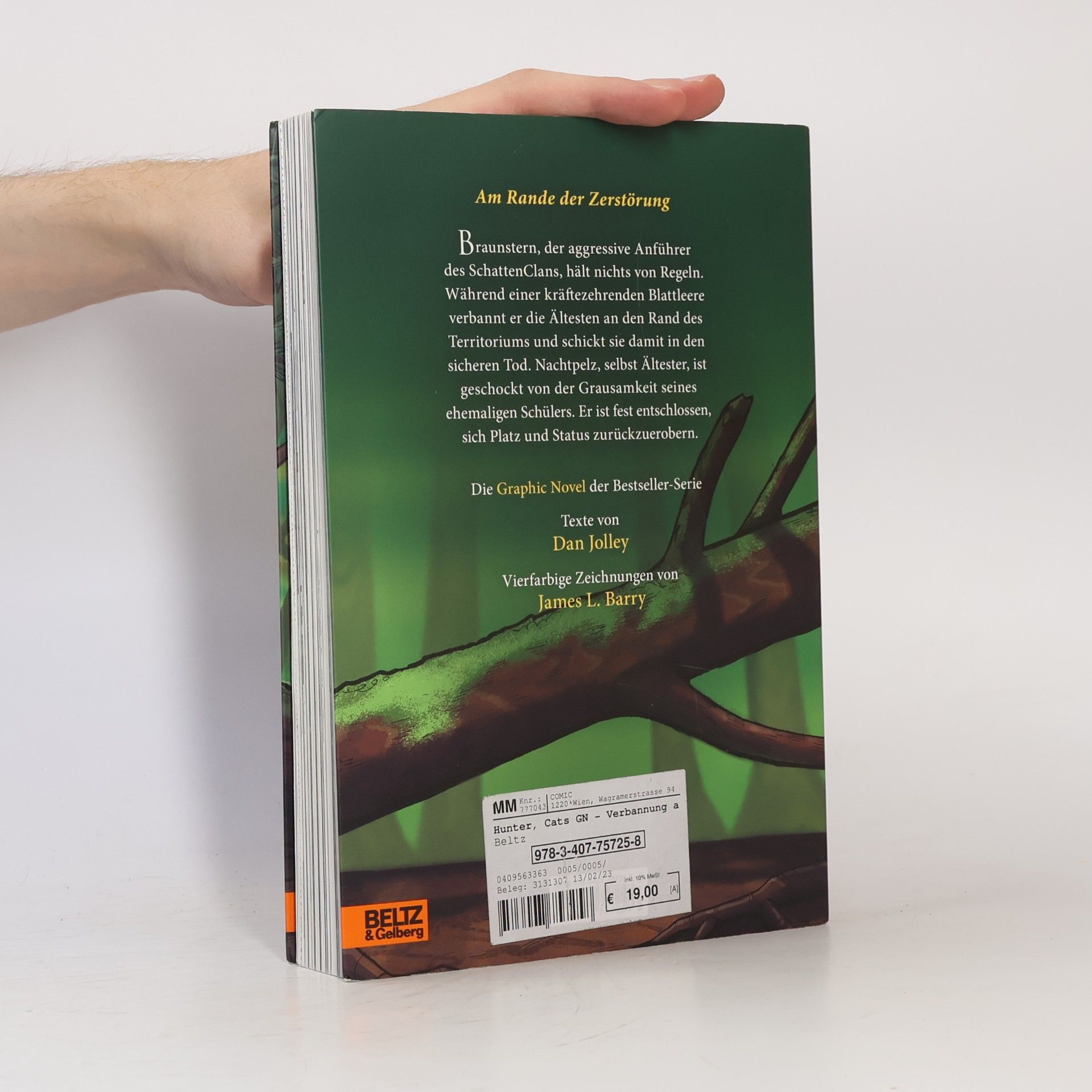 Dan Jolley Erin Hunter, Warrior Cats, Graphic Novel - Verbannung aus dem SchattenClan