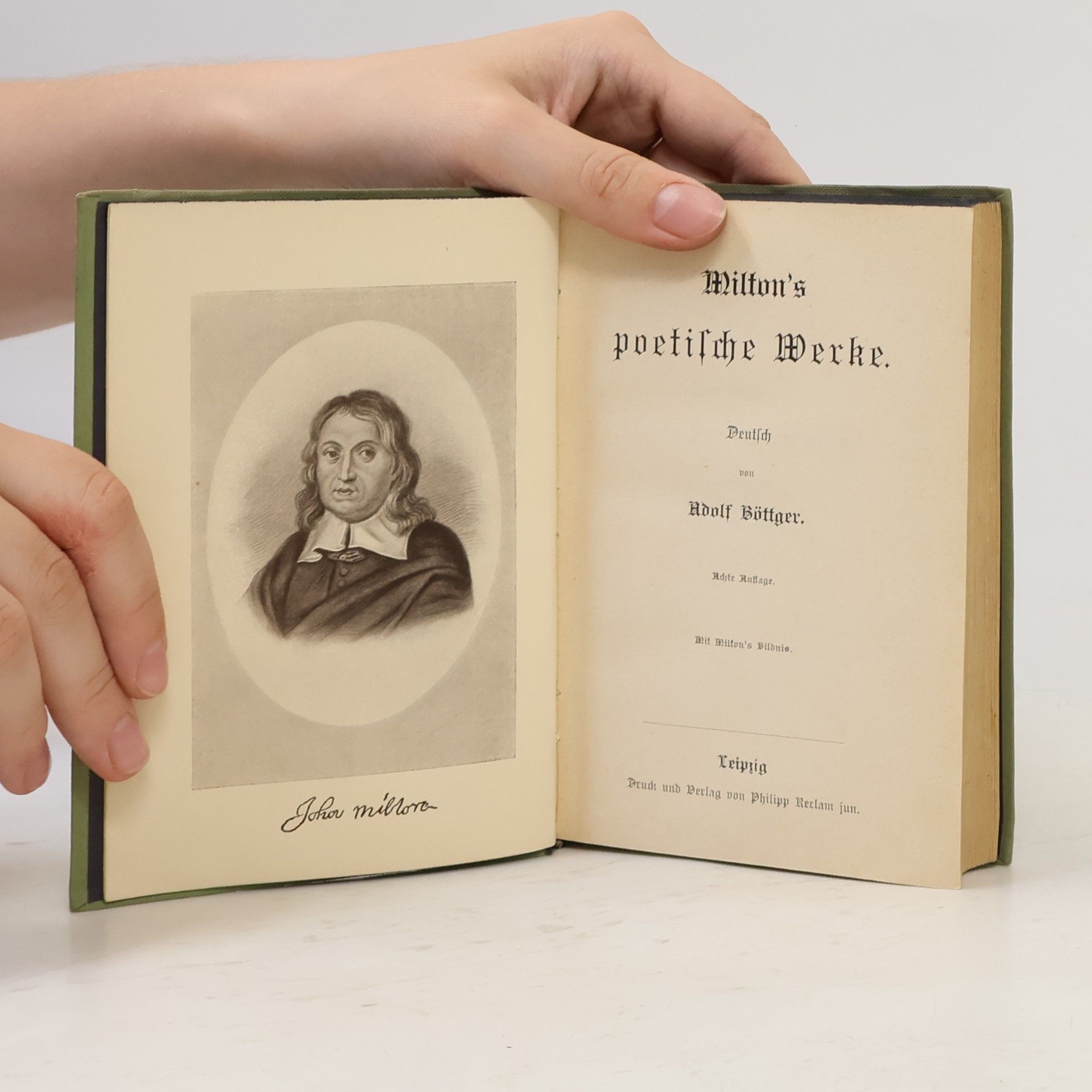 John Milton Poetische Werke VIII.