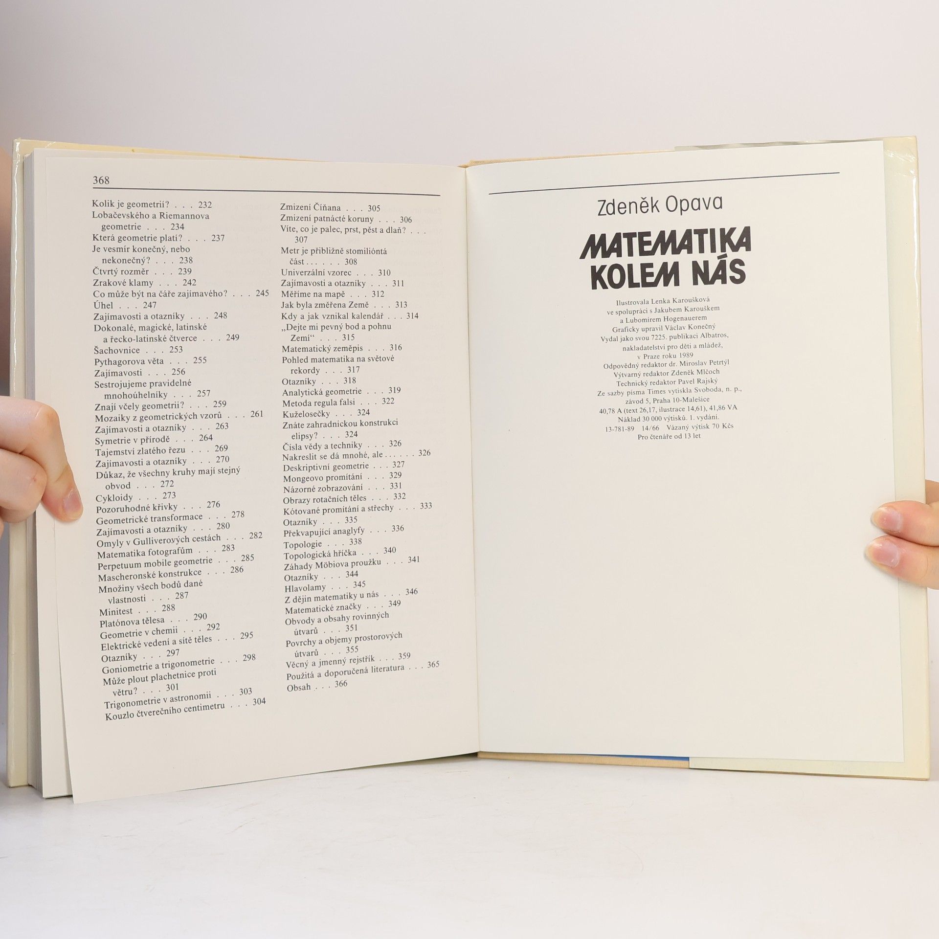 Zdeněk Opava Matematika kolem nás