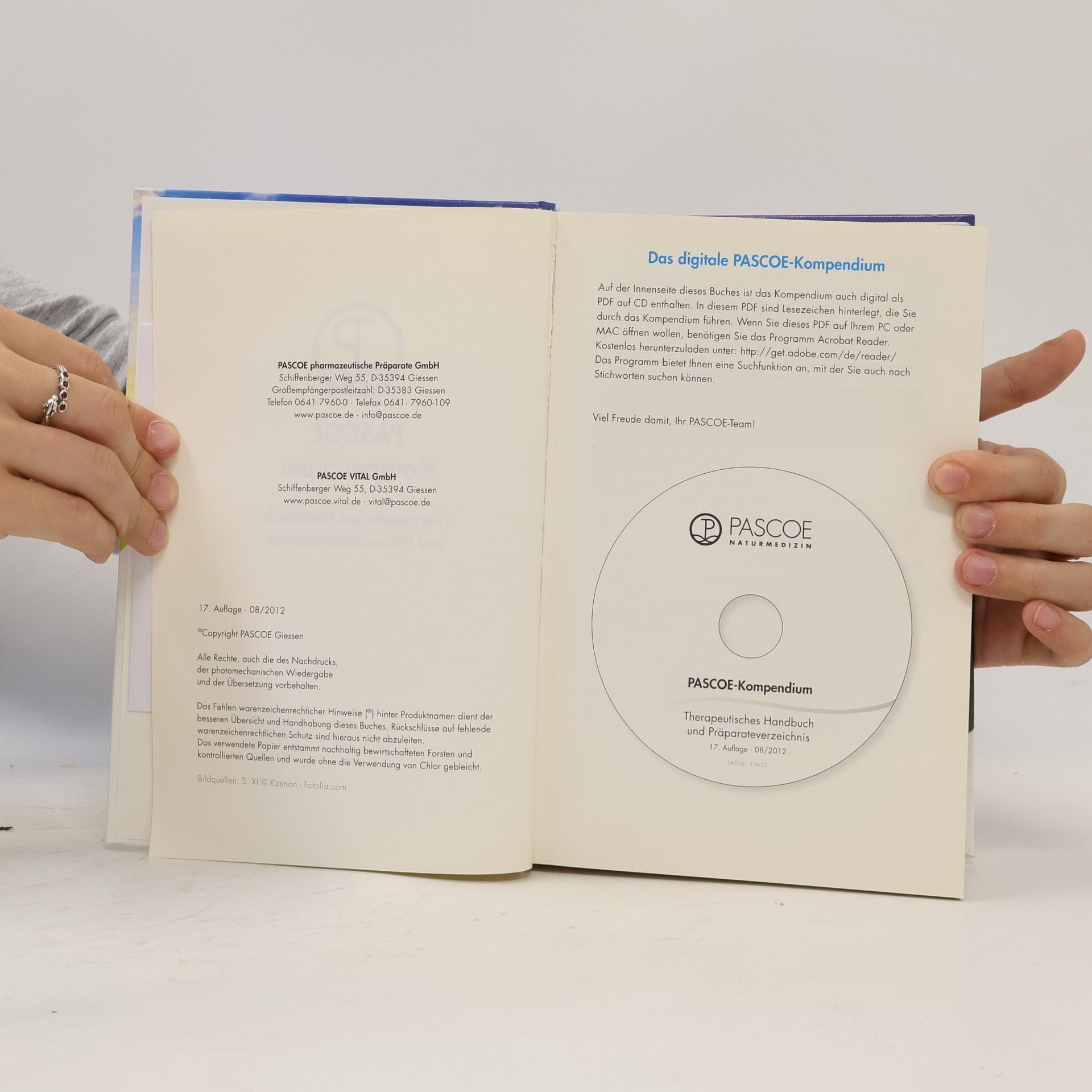 kolektiv Pascoe-Kompendium. Therapeutisches Handbuch und Präparateverzeichnis 08/2012