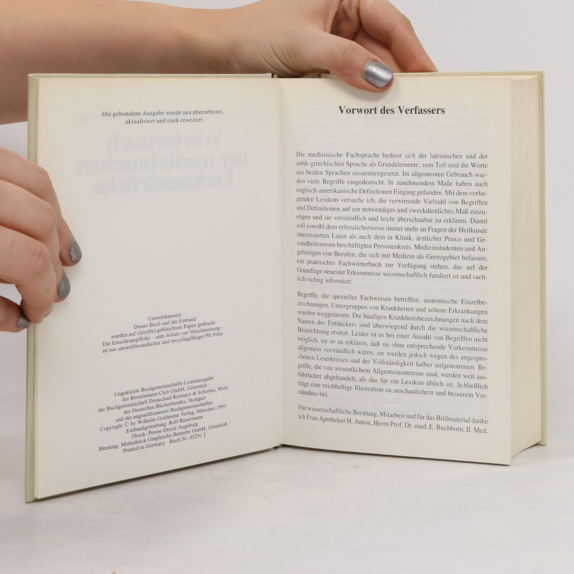 Autorenkollektiv Wörterbuch der medizinischen Fachaudrücke