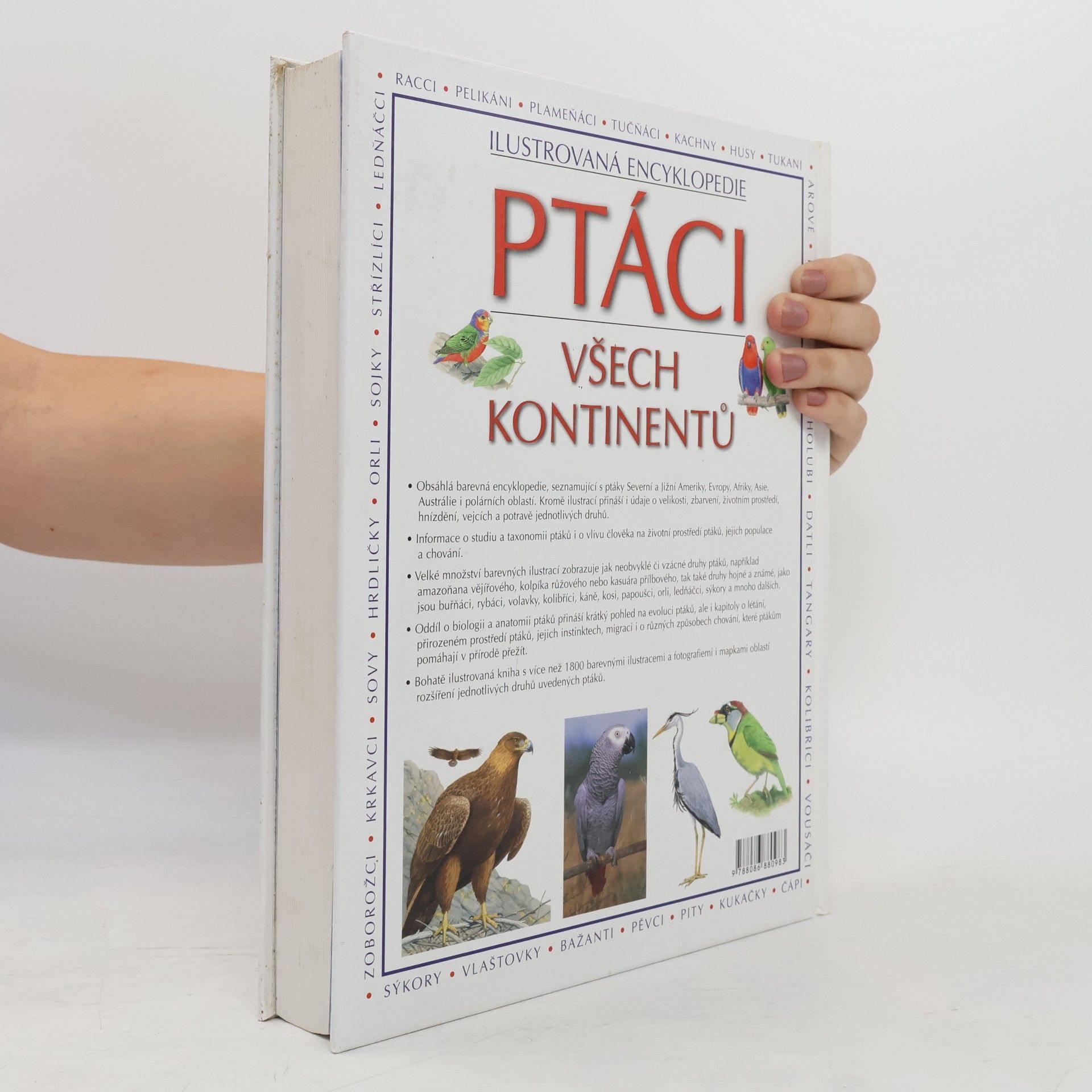 David Alderton Ptáci všech kontinentů. Barevné ilustrace a fotografie více než 1600 běžných i vzácných druhů ptáků, jejich prostředí a chování