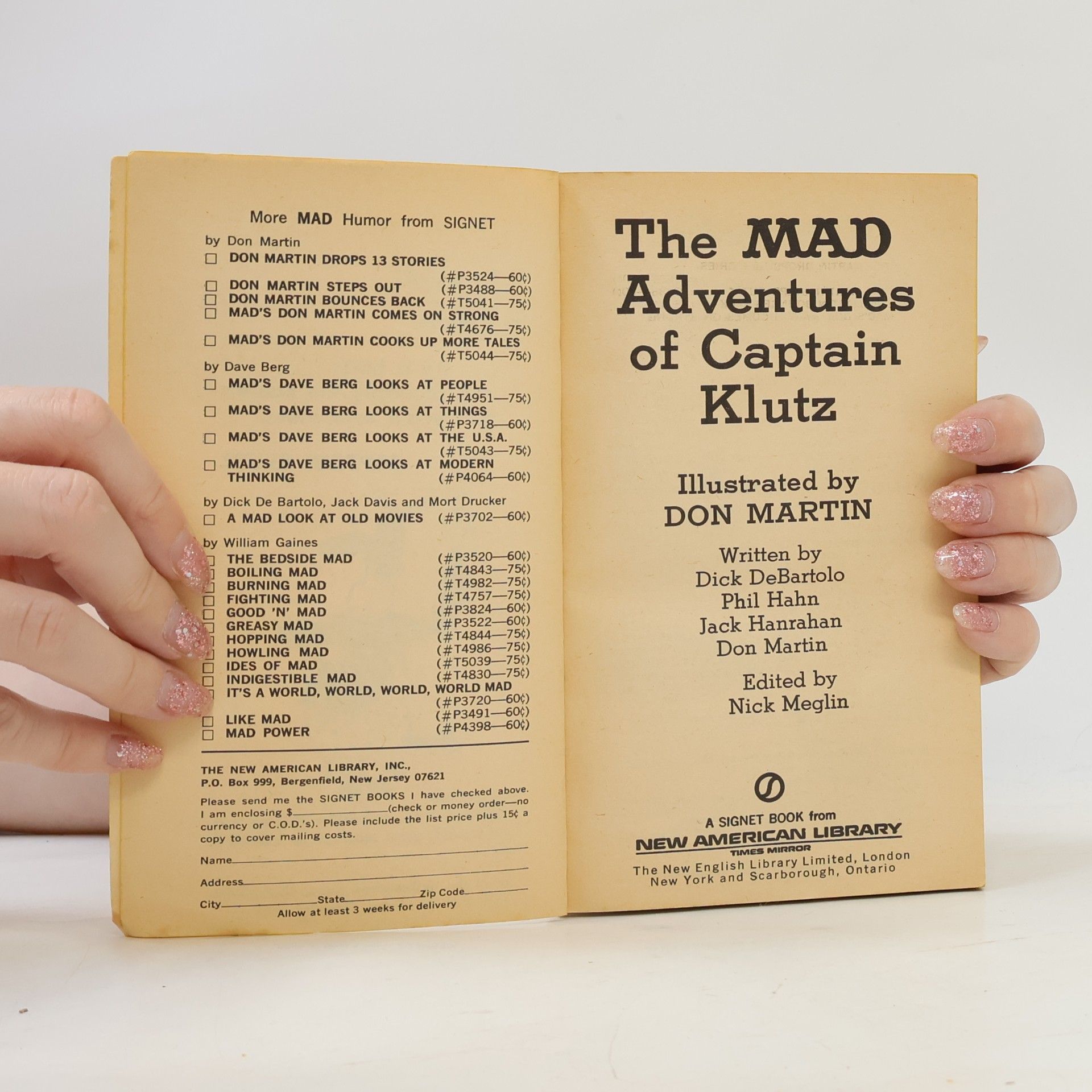 Dick DeBartolo The Mad Adventures of Captain Klutz