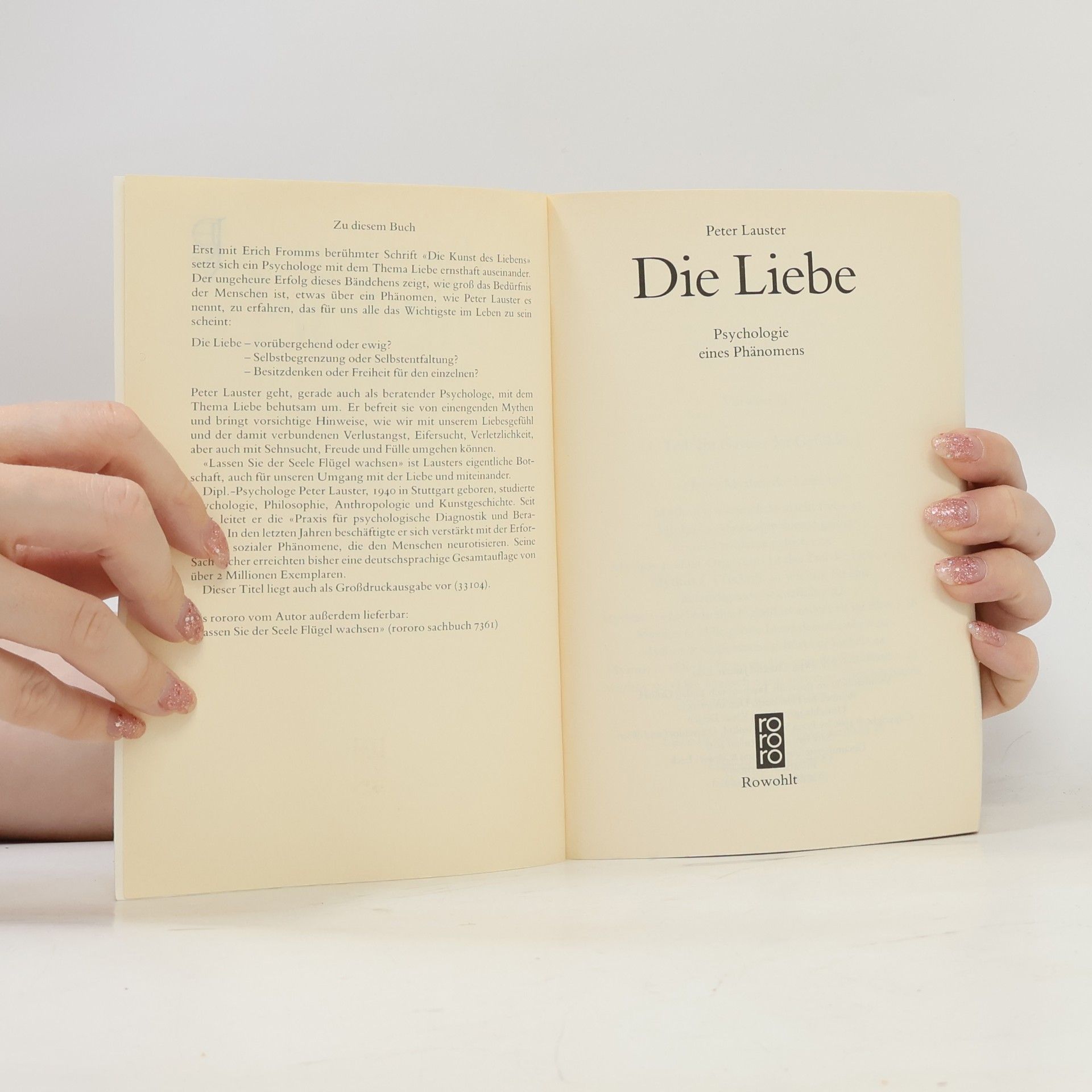 Peter Lauster Die Liebe