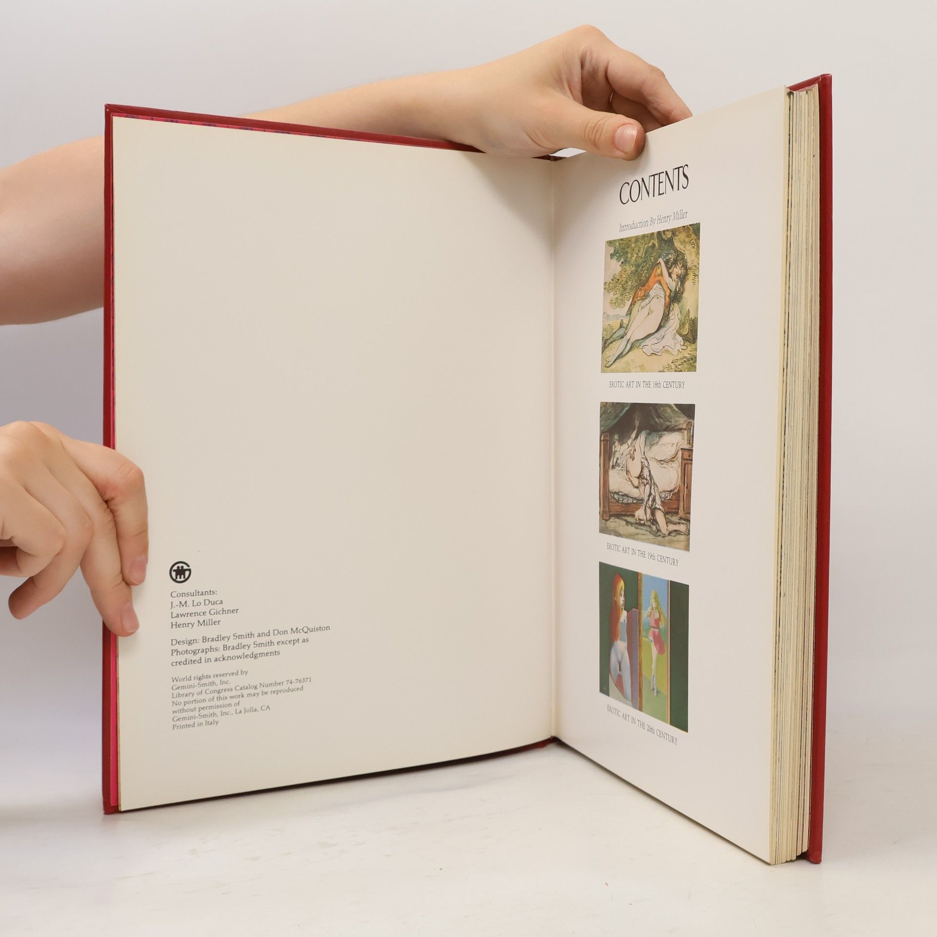 Henry Miller Erotic Art of the Masters : the 18th, 19th and 20th centuries