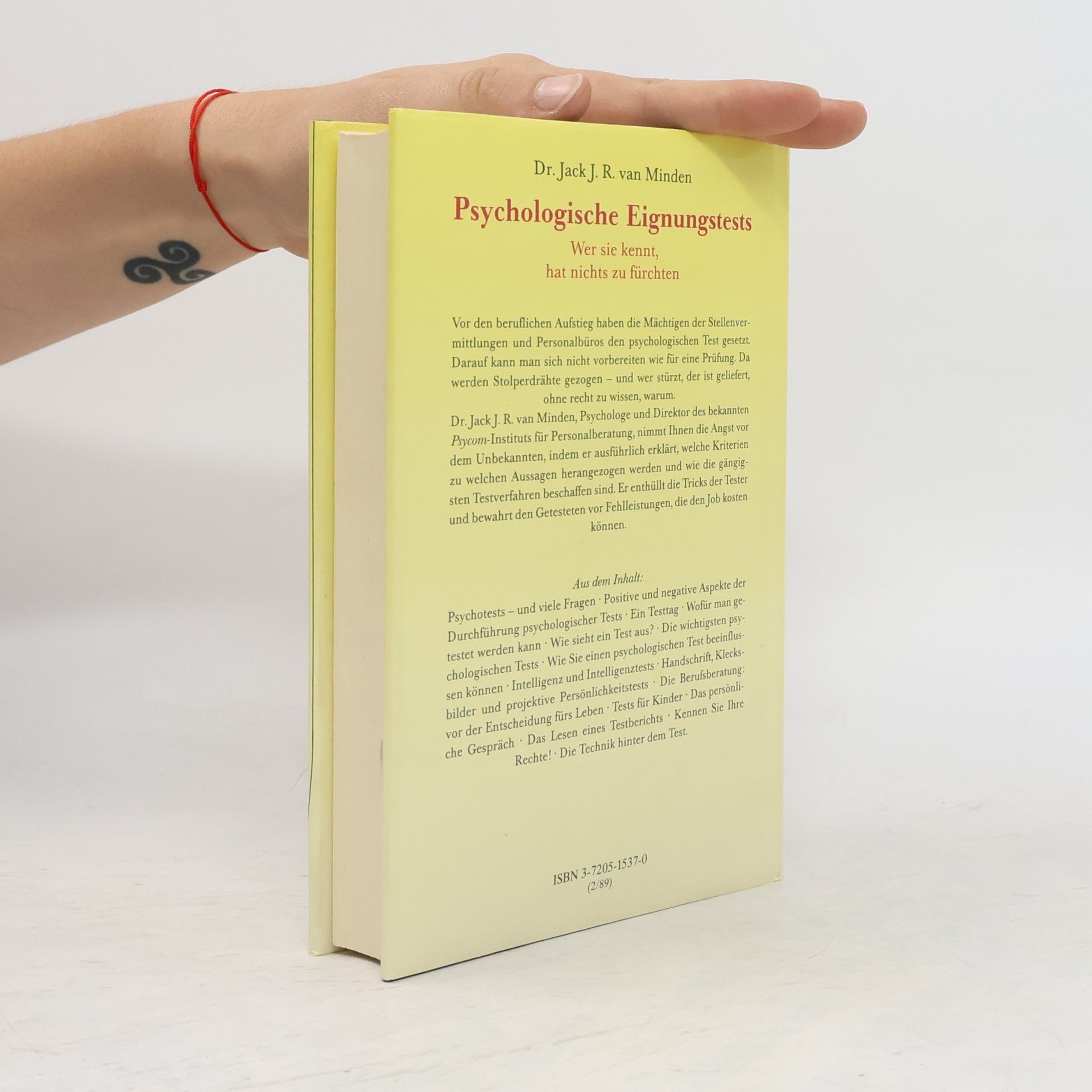 Jack J. R. van Minden Psychologische Eignungstests