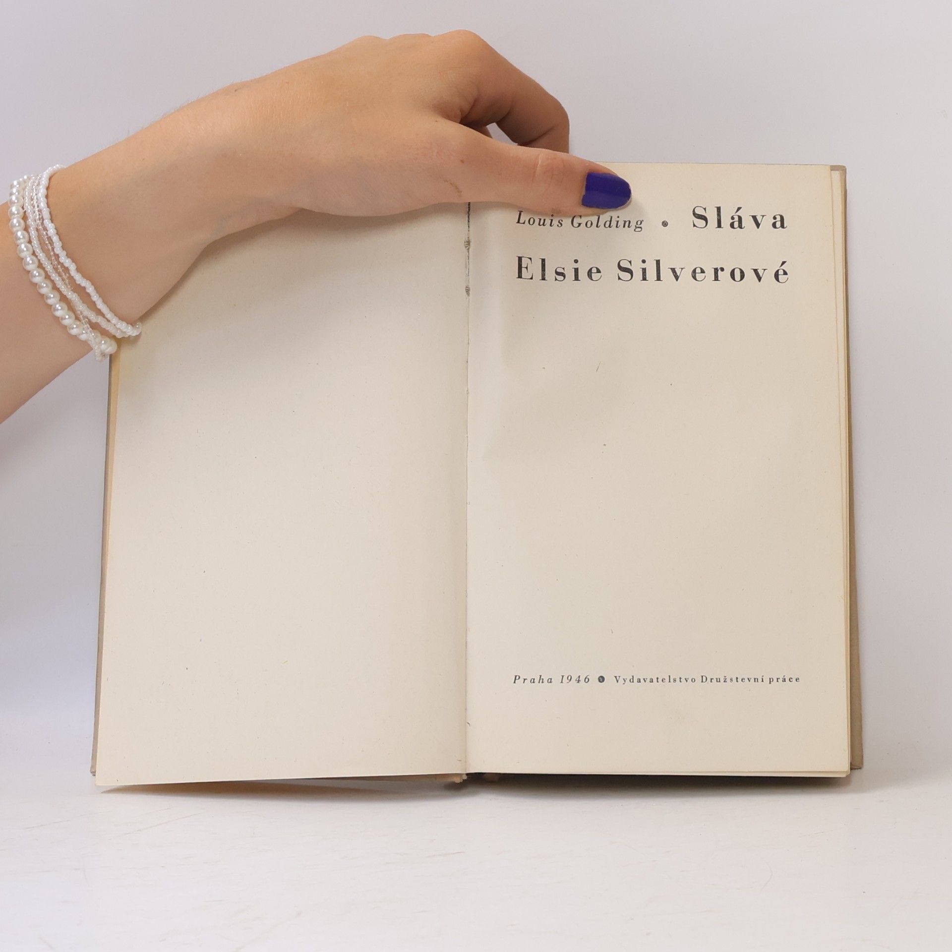 Louis Golding Sláva Elsie Silverové