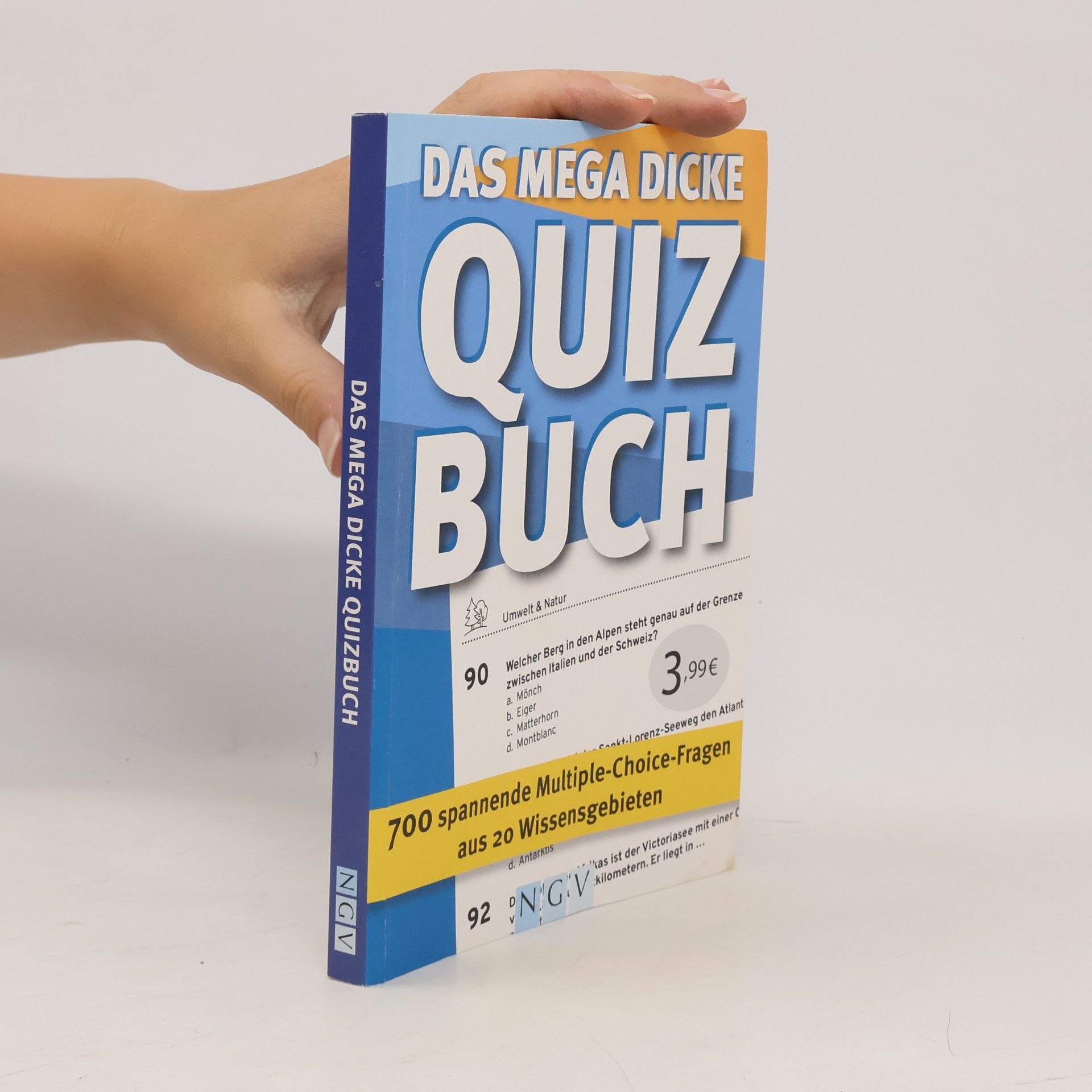 Kolektiv autorů Das mega dicke Quizbuch (blau)
