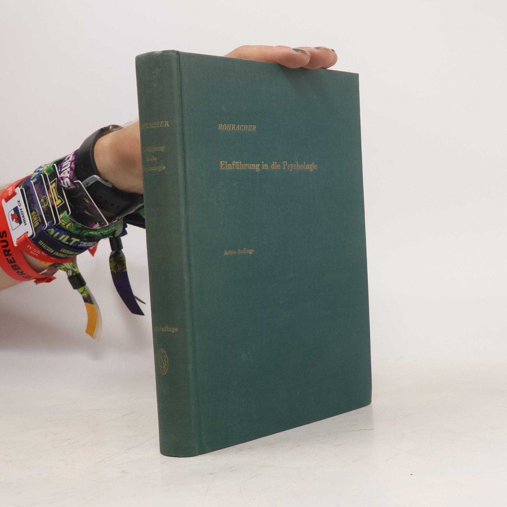 Hubert Rohracher Einfuhrung in die Psychologie