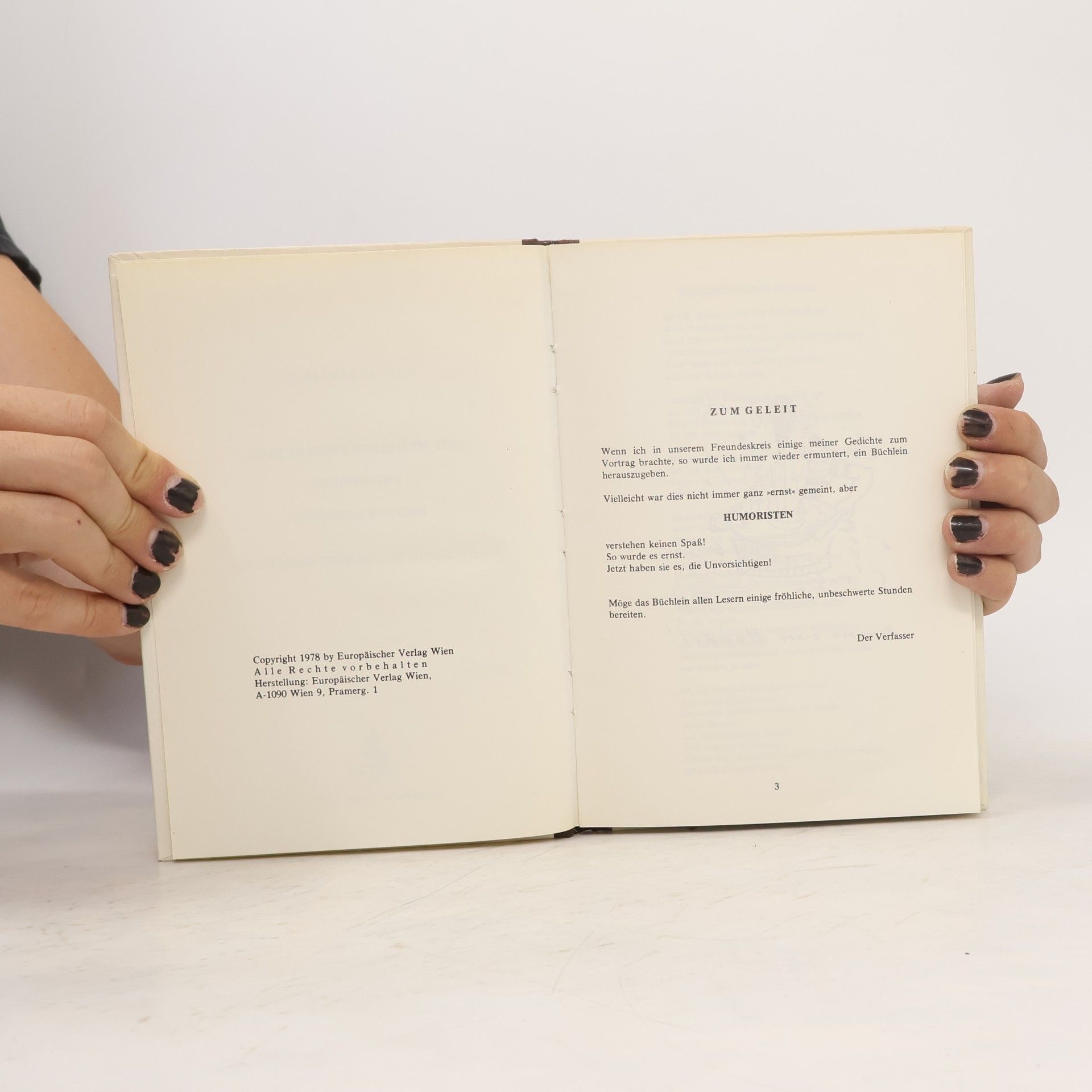 Hans Albert Pick Die Memoiren eines Hundes und andere heitere Gedichte