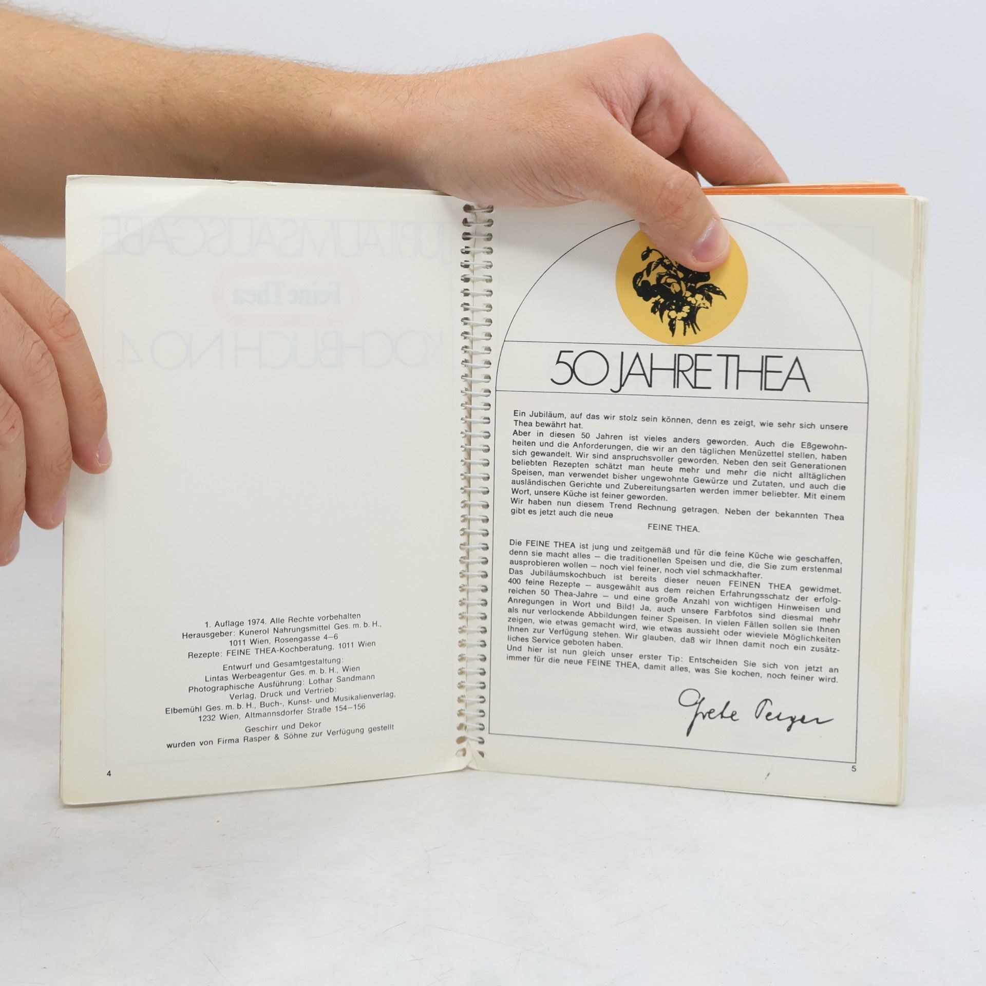 Autorenkollektiv Jubiläumsausgabe. Feine Thea Kochbuch Nr. 4