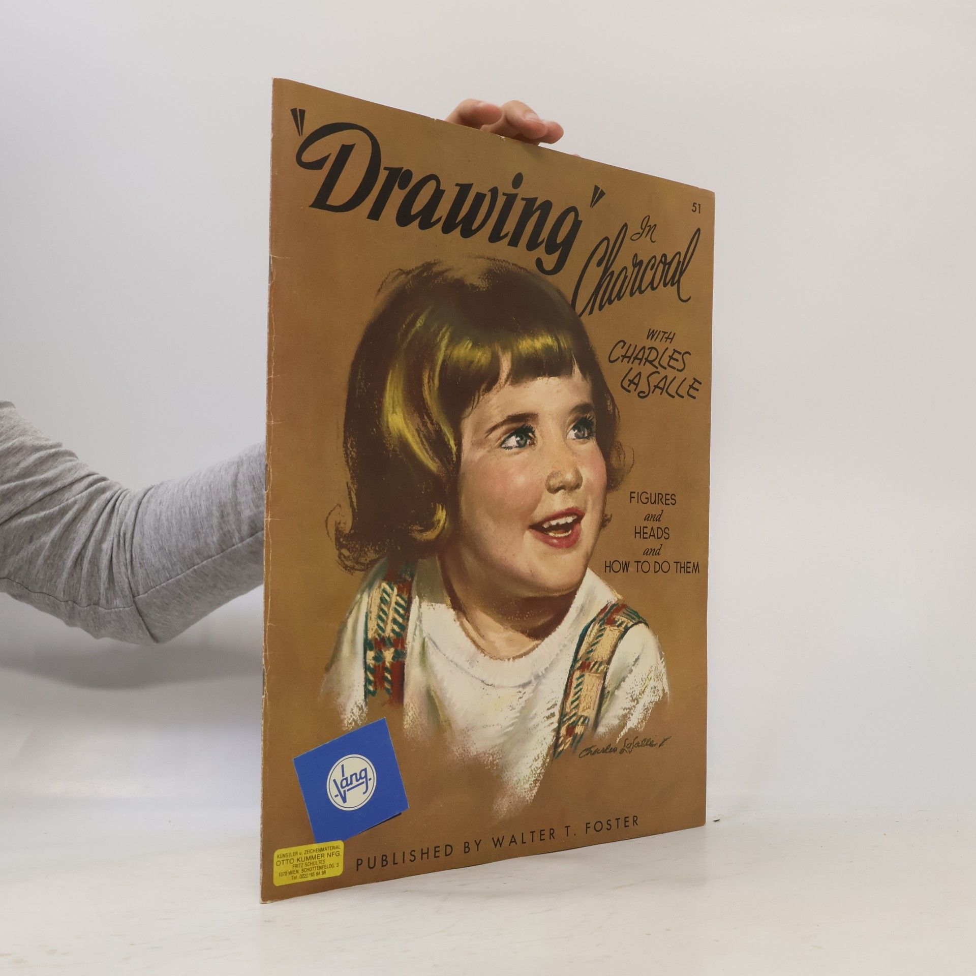 Charles La Salle Drawing in charcoal