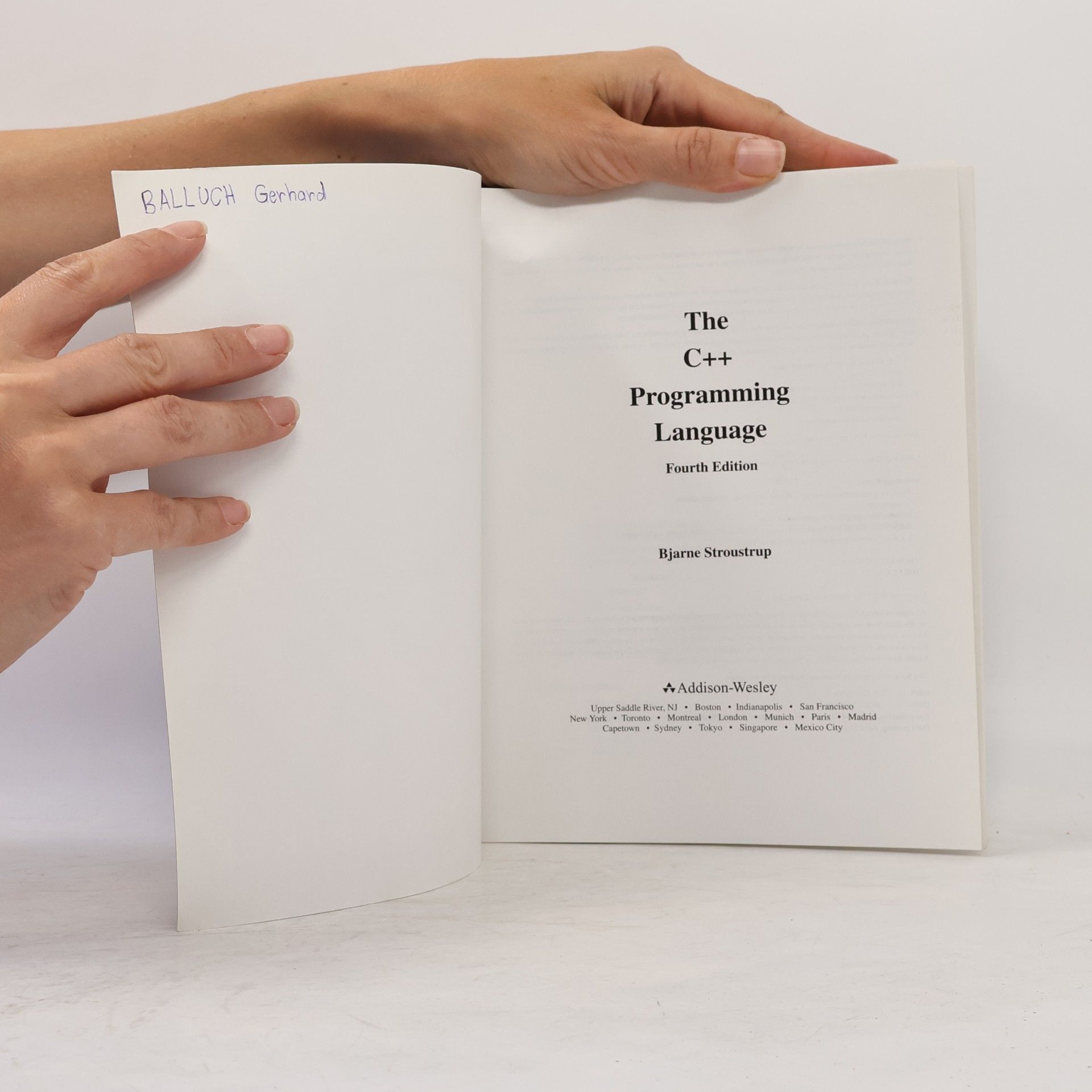 Bjarne Stroustrup The C++ programming language